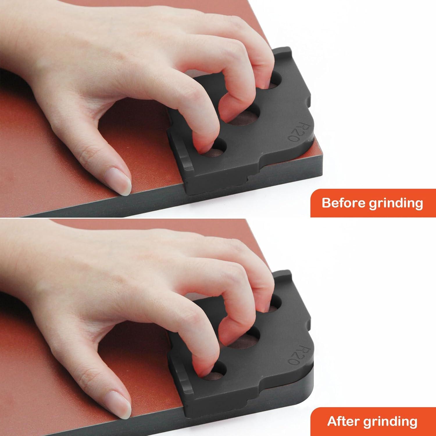 Plantillas de Router de Esquinas Radius Jig HXLPAY - 8 Radios R5 a R40