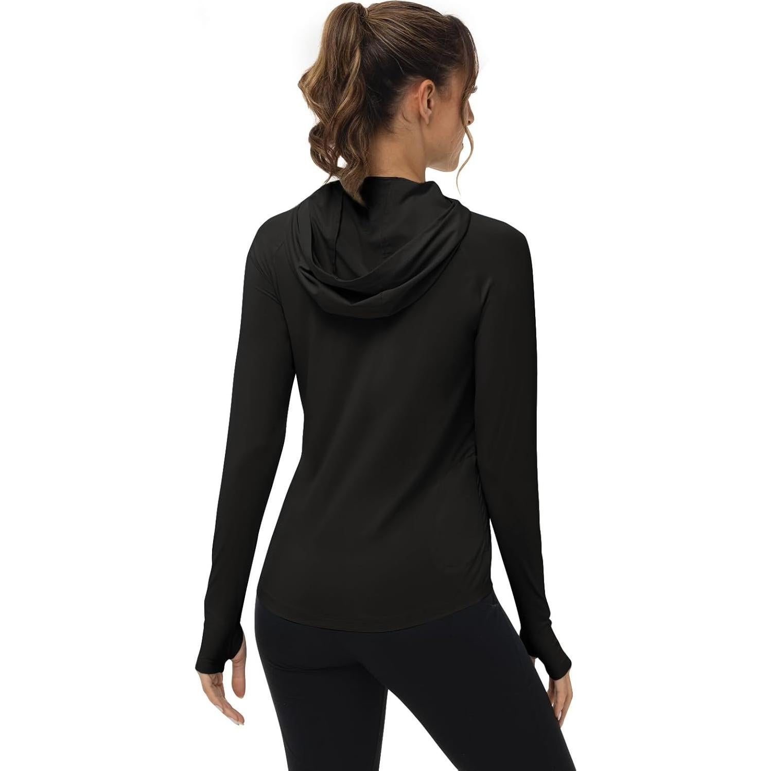 Camiseta Solar Mujer TBMPOY UPF 50+ Manga Larga con Capucha