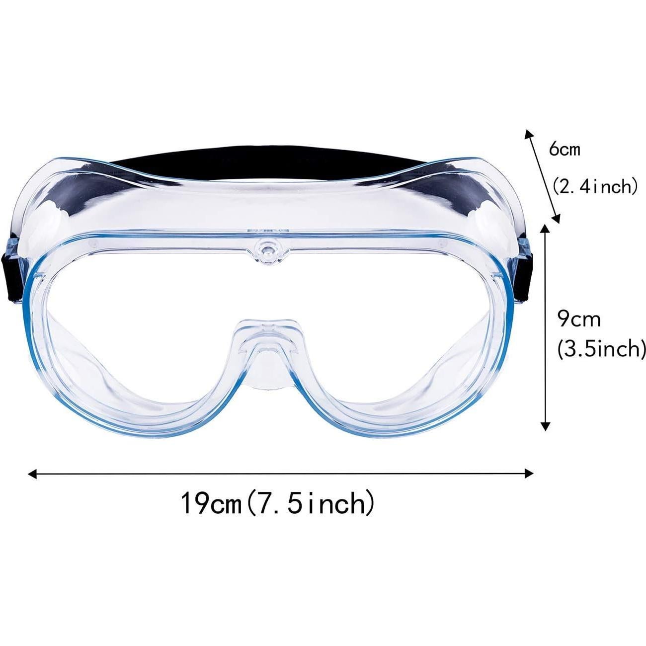 Gafas de Seguridad YunTuo 2 Piezas Ajustables Antivaho