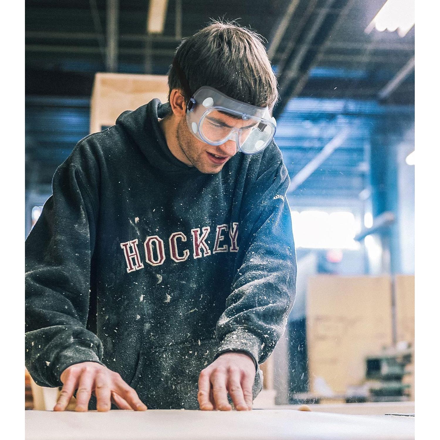 Gafas de Seguridad YunTuo 2 Piezas Ajustables Antivaho