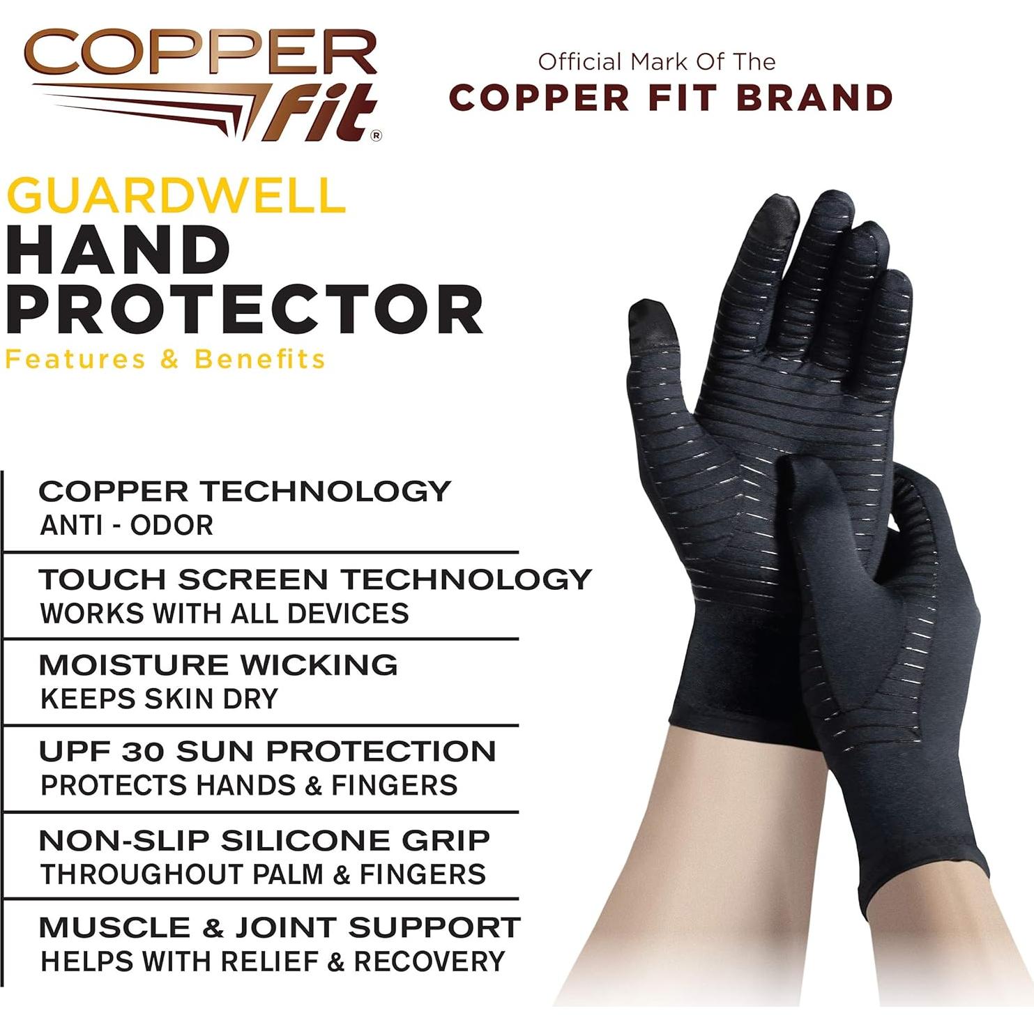 Guantes Copper Fit Guardwell Protección Completa para Manos