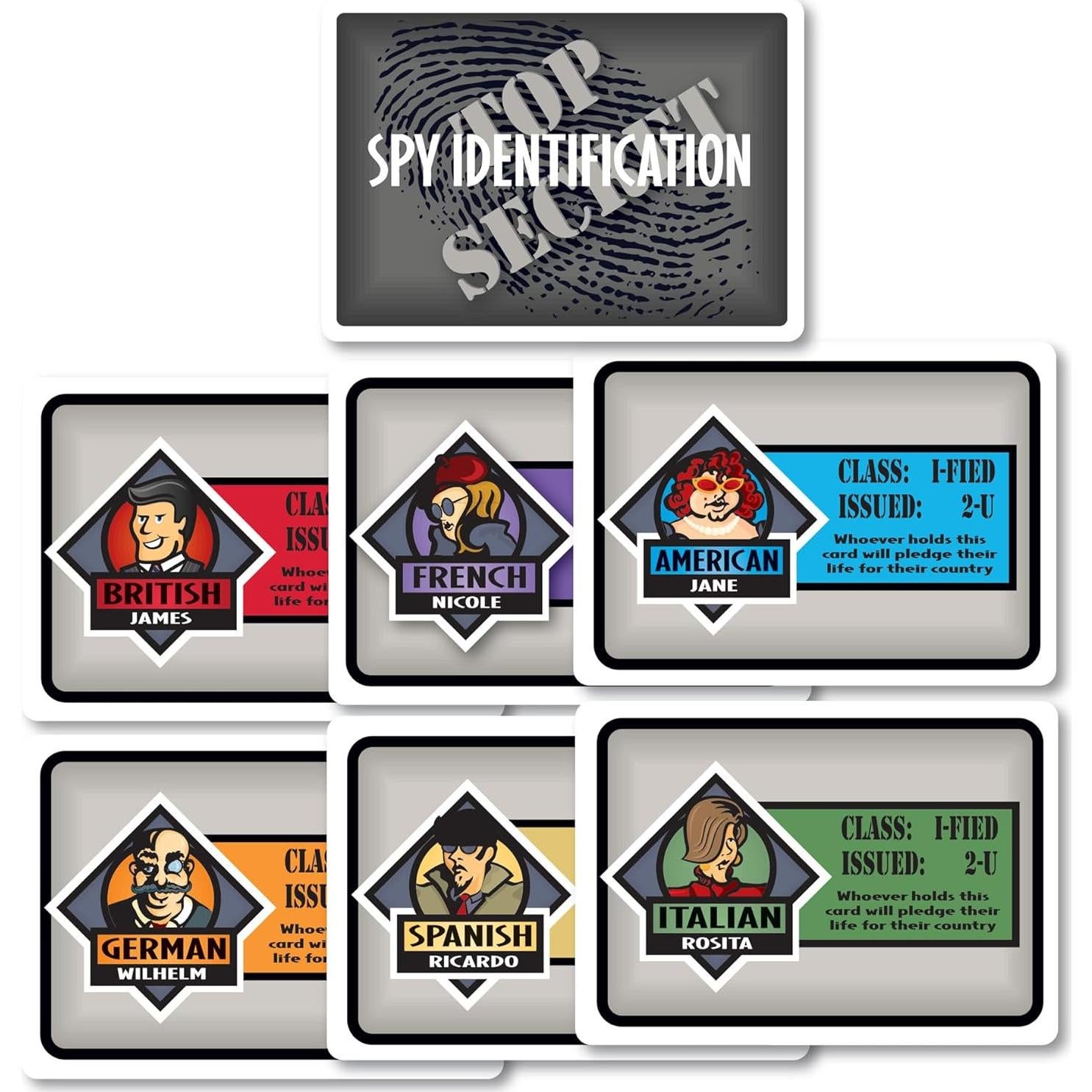 Juego de Cartas Spy Alley - Intriga Secreta para 2-6 Jugadores
