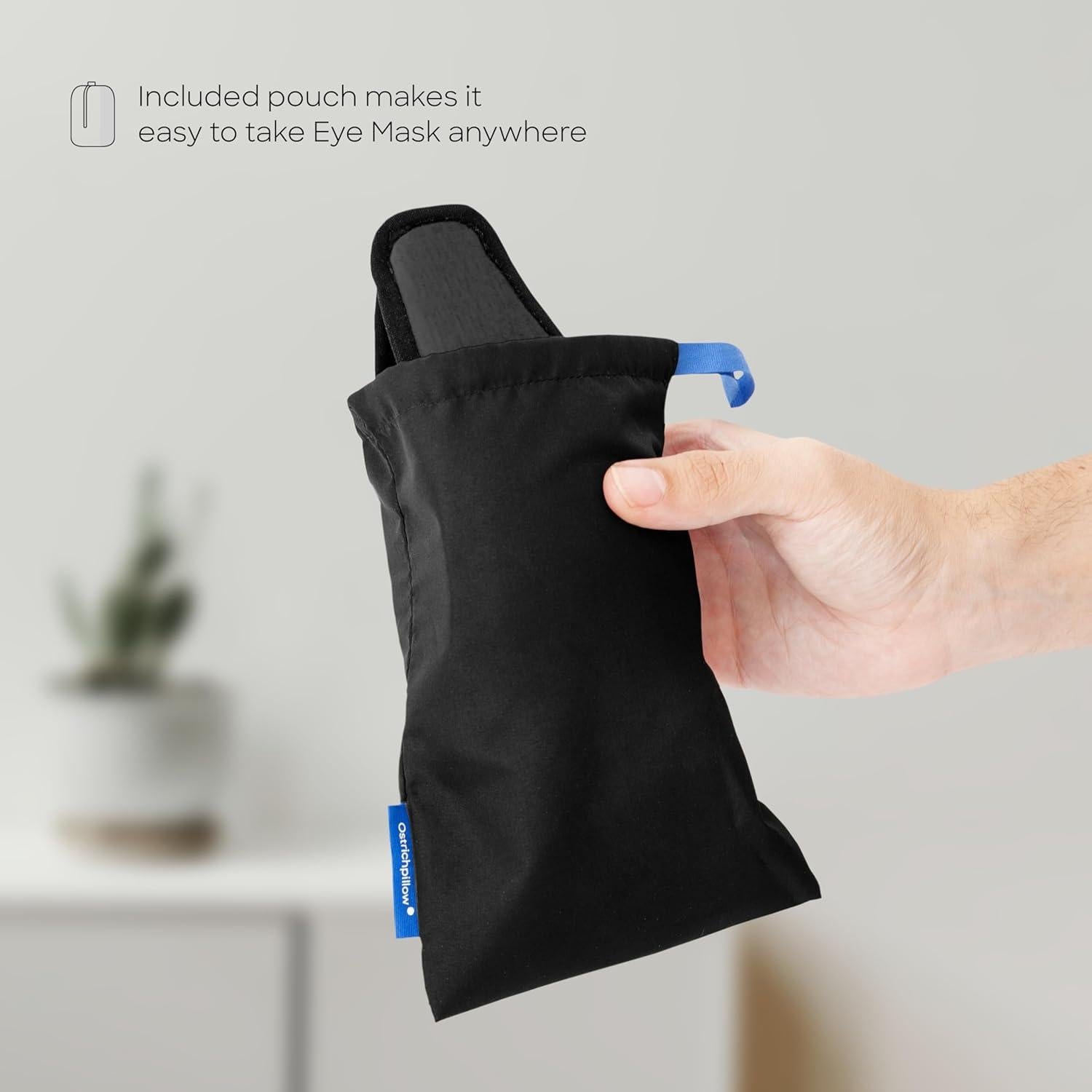 Máscara de Ojos Ostrichpillow Ergonométrica 100% Oscura