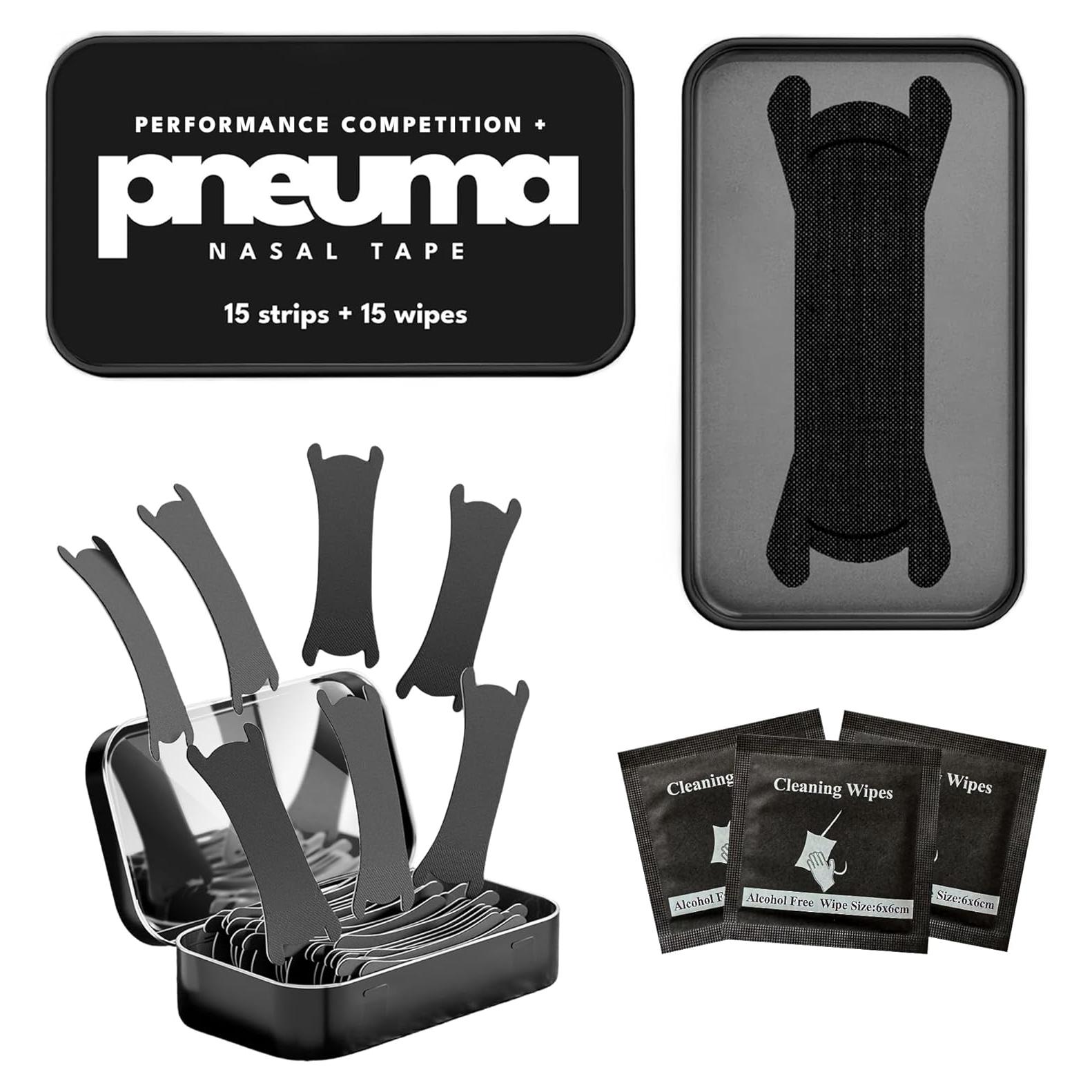 Tiras Nasales Pneuma para Atletas - Mejora Respiración y Rendimiento