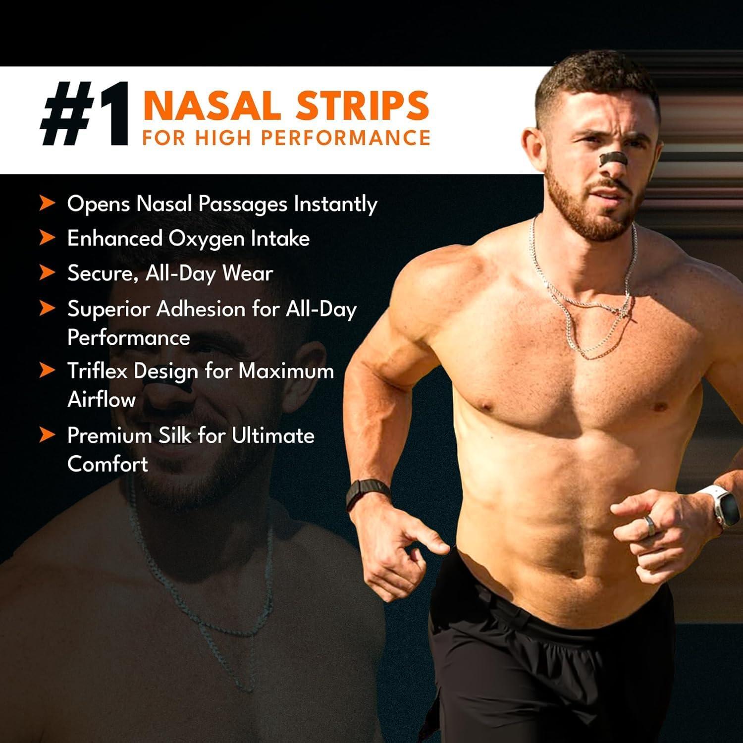 Tiras Nasales Pneuma para Atletas - Mejora Respiración y Rendimiento