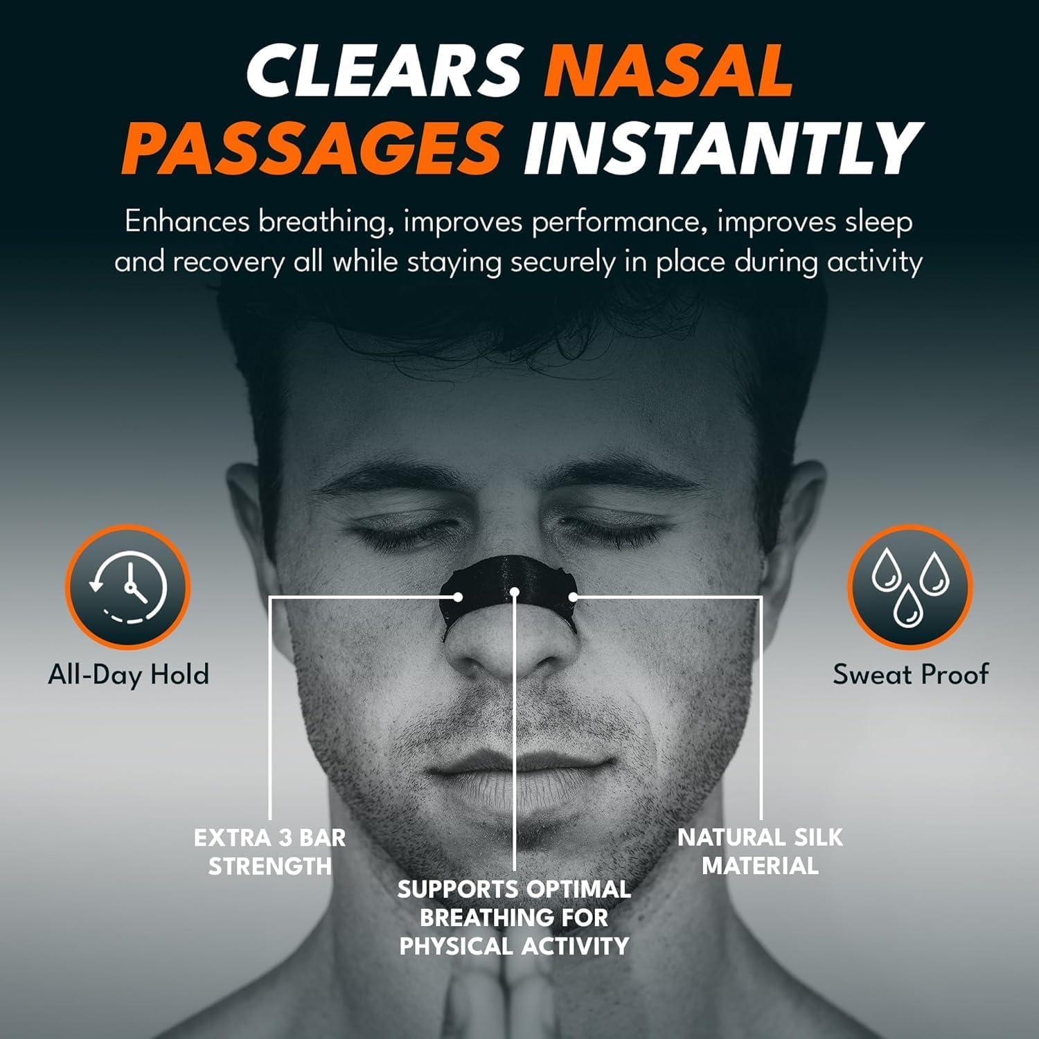 Tiras Nasales Pneuma para Atletas - Mejora Respiración y Rendimiento