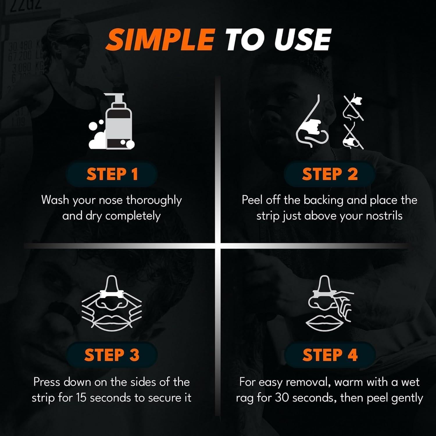 Tiras Nasales Pneuma para Atletas - Mejora Respiración y Rendimiento