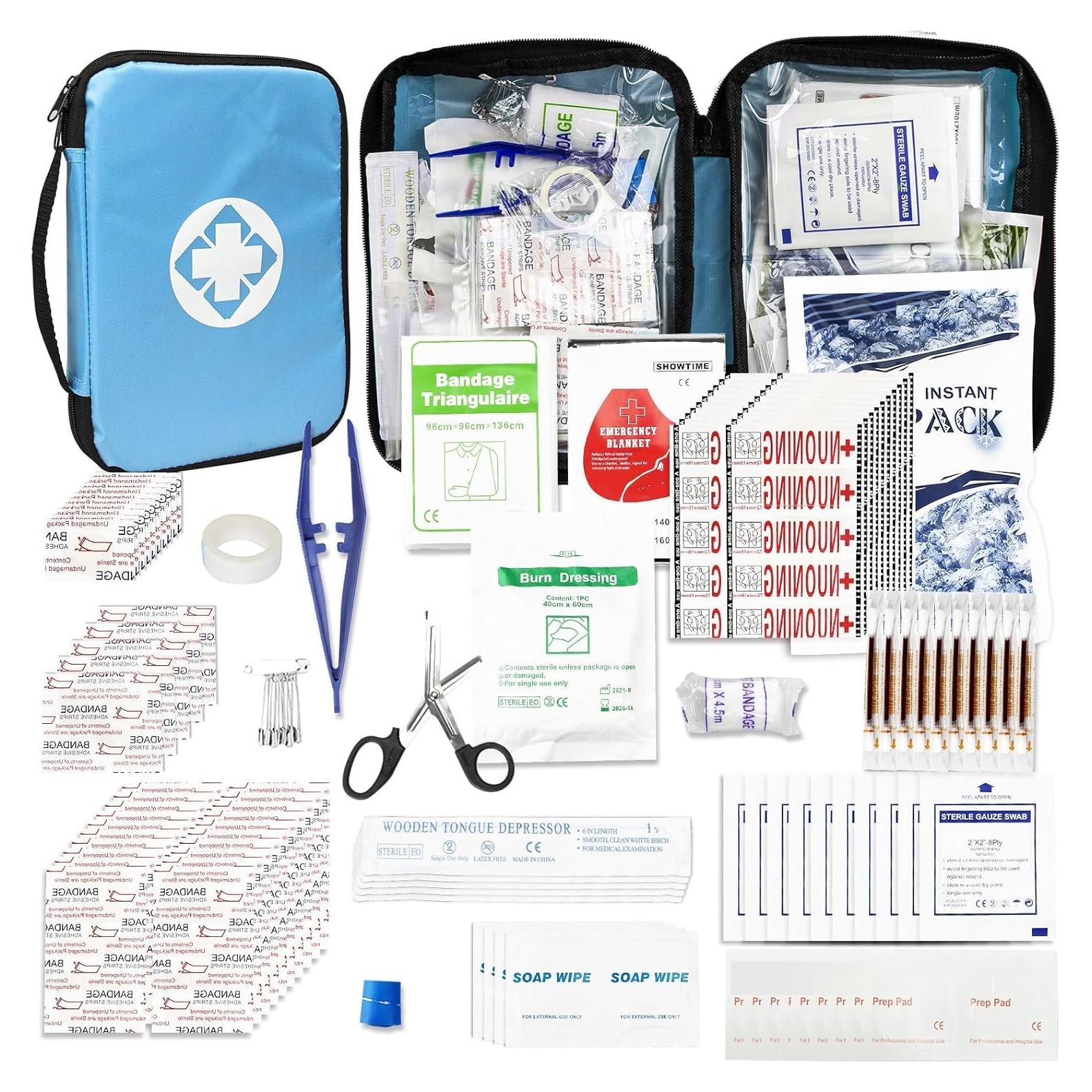 Kit de Primeros Auxilios 300 Piezas 1st Aid Impermeable