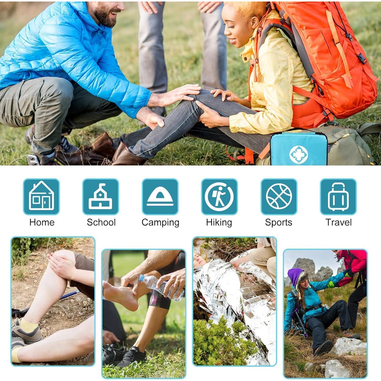 Kit de Primeros Auxilios 300 Piezas 1st Aid Impermeable