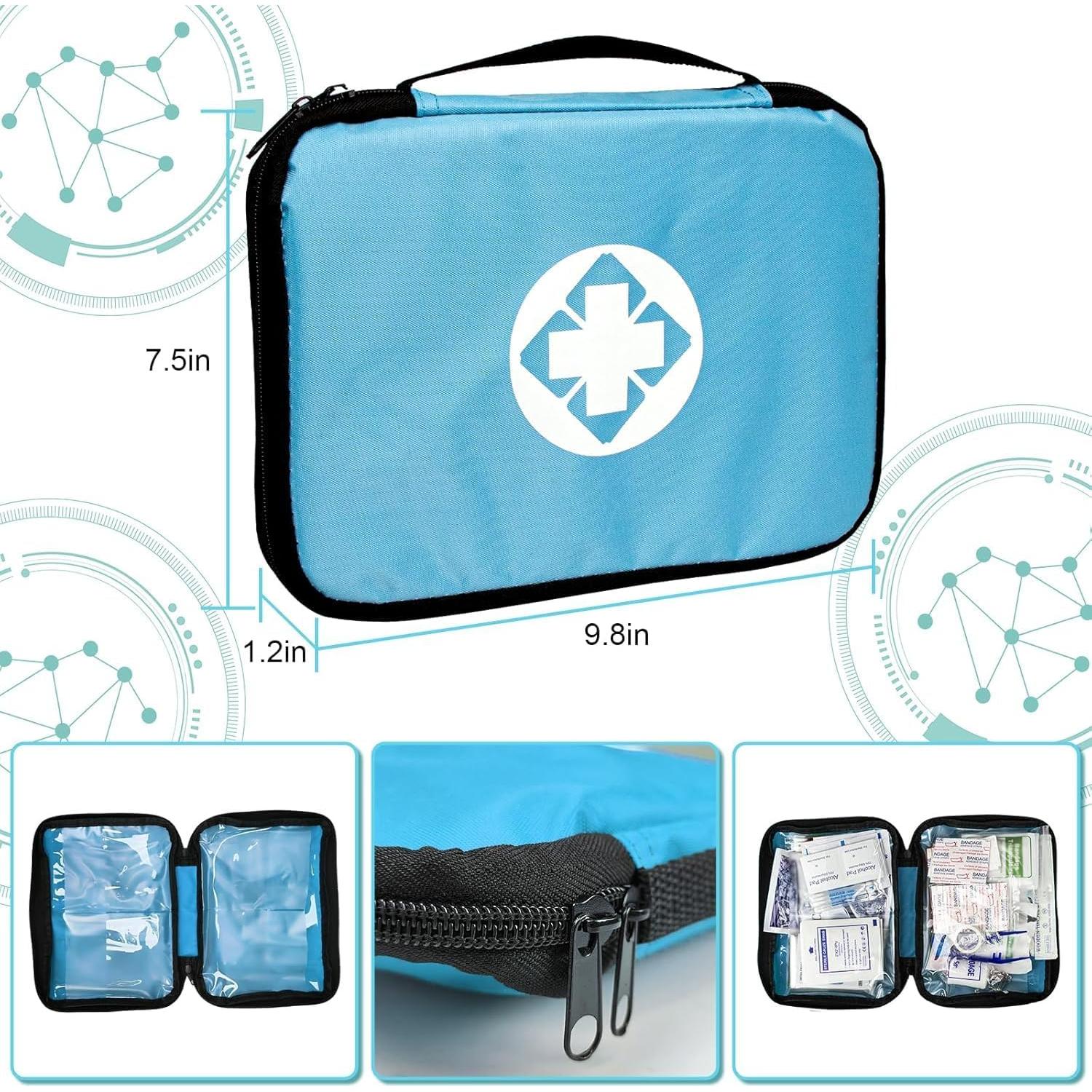 Kit de Primeros Auxilios 300 Piezas 1st Aid Impermeable