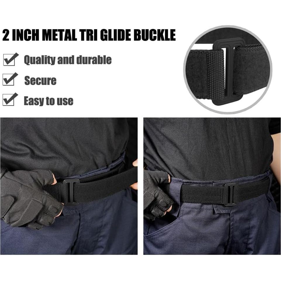 Cinturón Táctico KRYDEX EDC Asa Interna 1.5" Ajustable