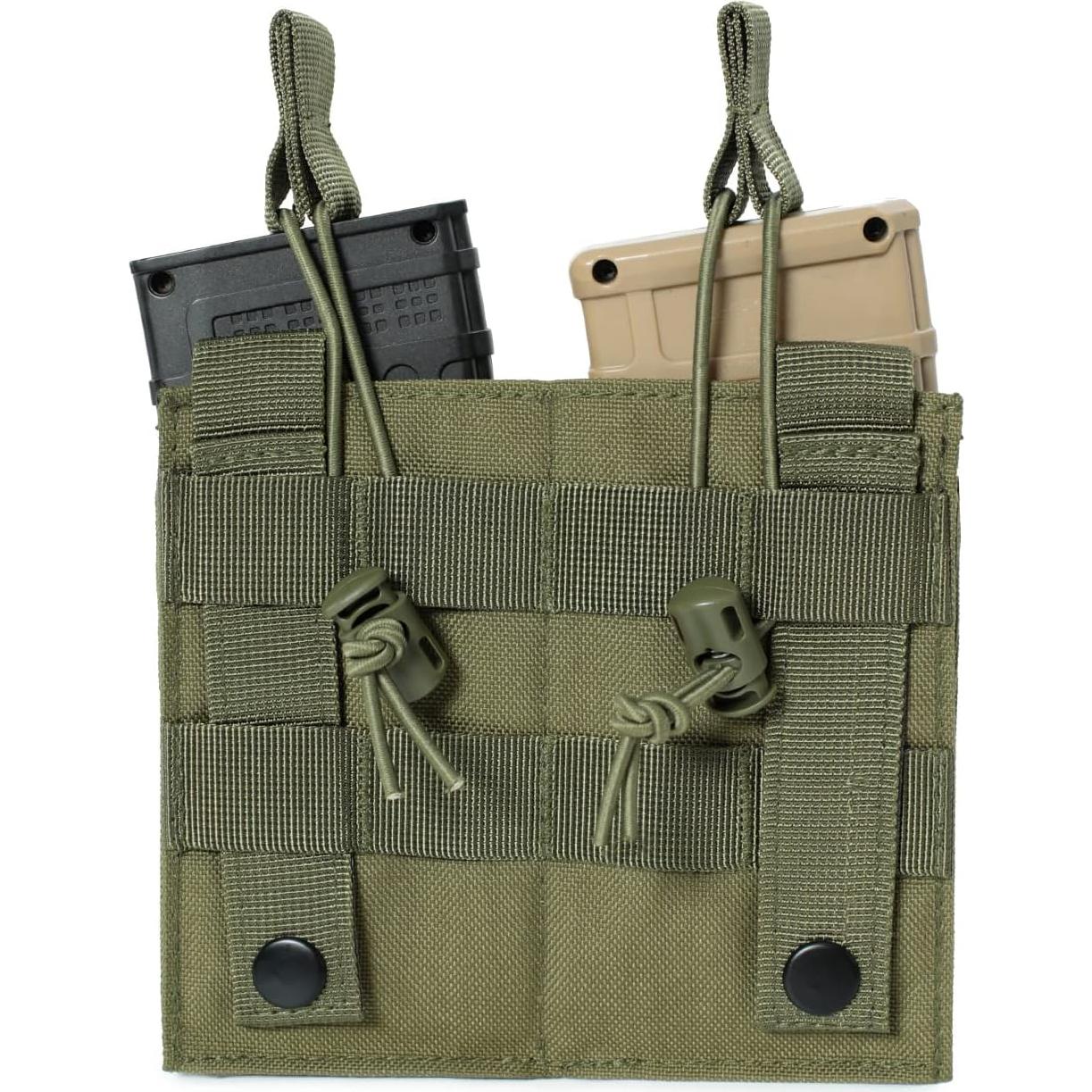 Pouch Molle Doble Triple Atwilltap Verde Táctico