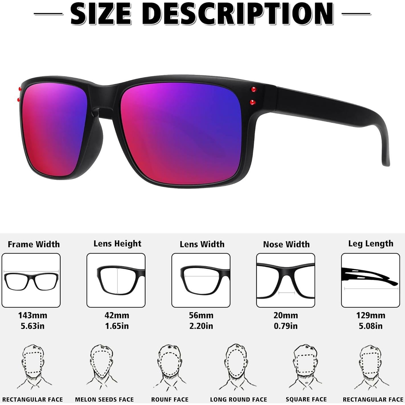 Gafas de Sol Polarizadas MEETSUN UV400 para Deportes