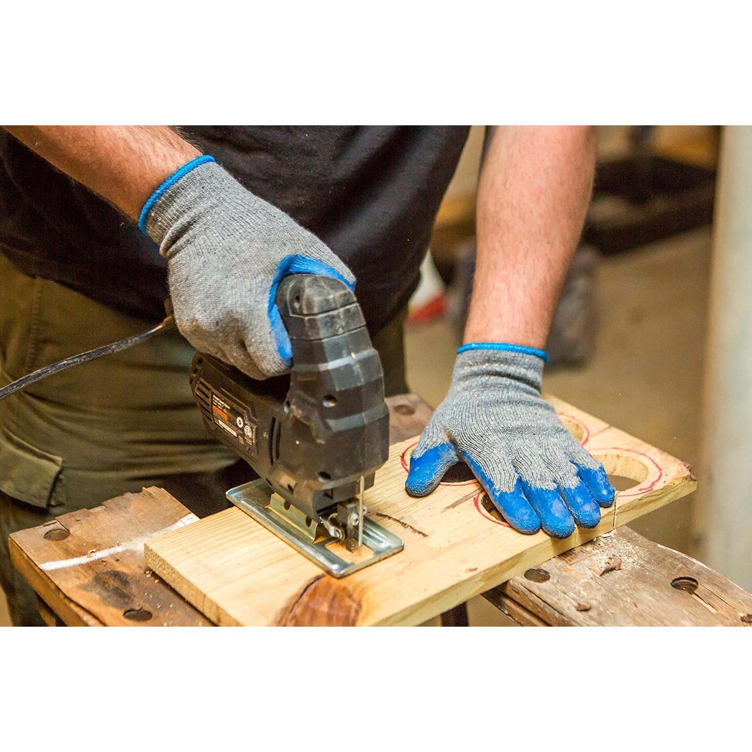 Guantes de Trabajo G & F Products 12 Pares Doble Recubrimiento