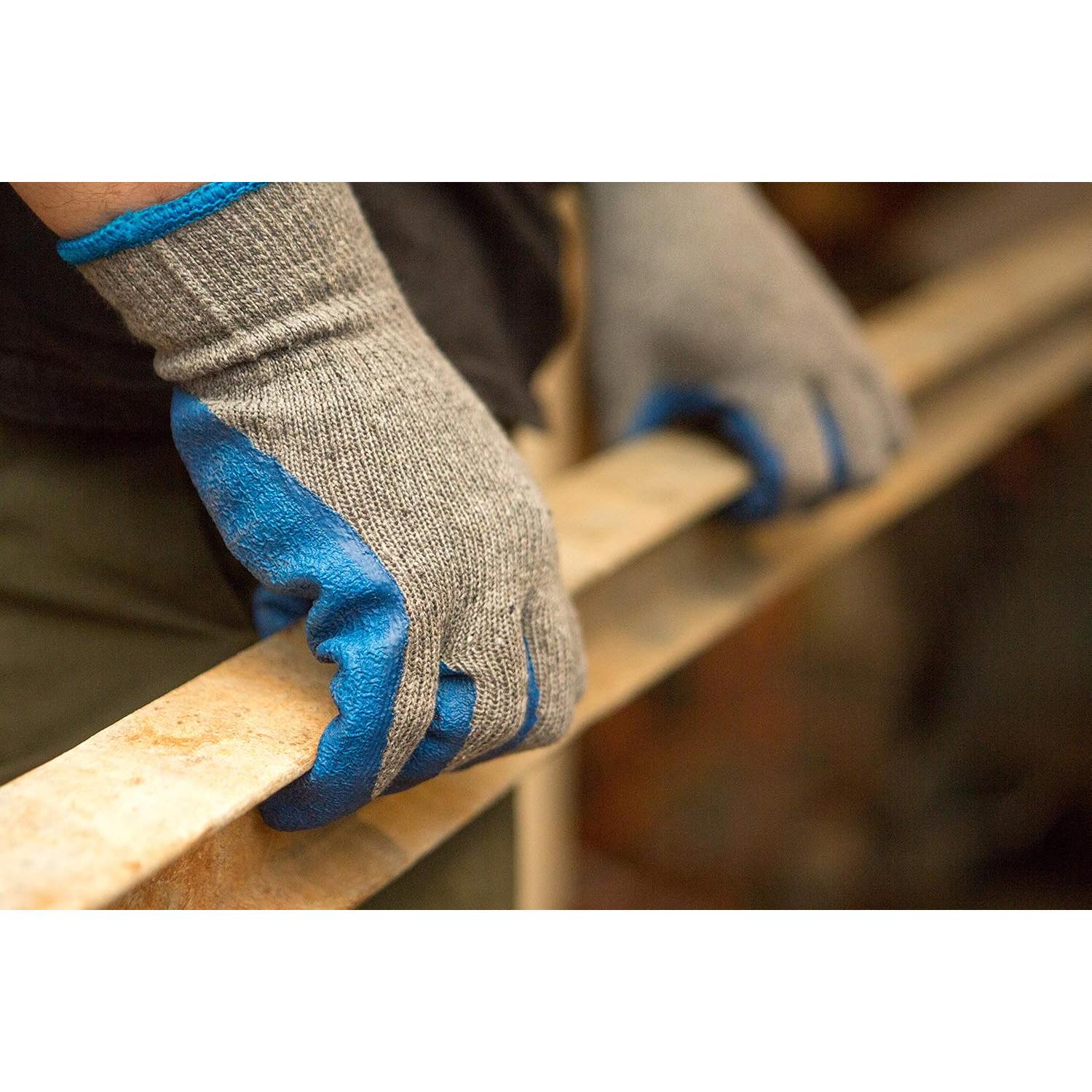 Guantes de Trabajo G & F Products 12 Pares Doble Recubrimiento