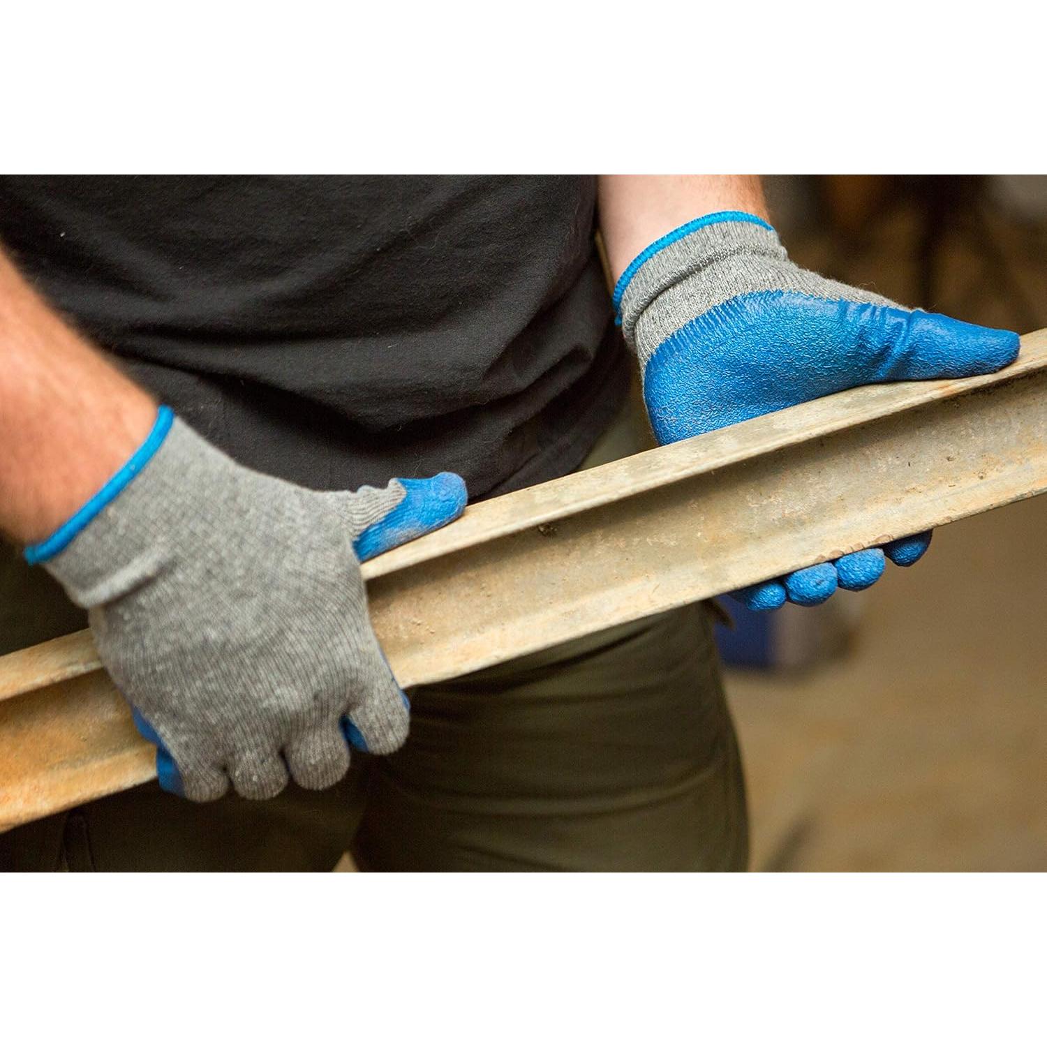 Guantes de Trabajo G & F Products 12 Pares Doble Recubrimiento