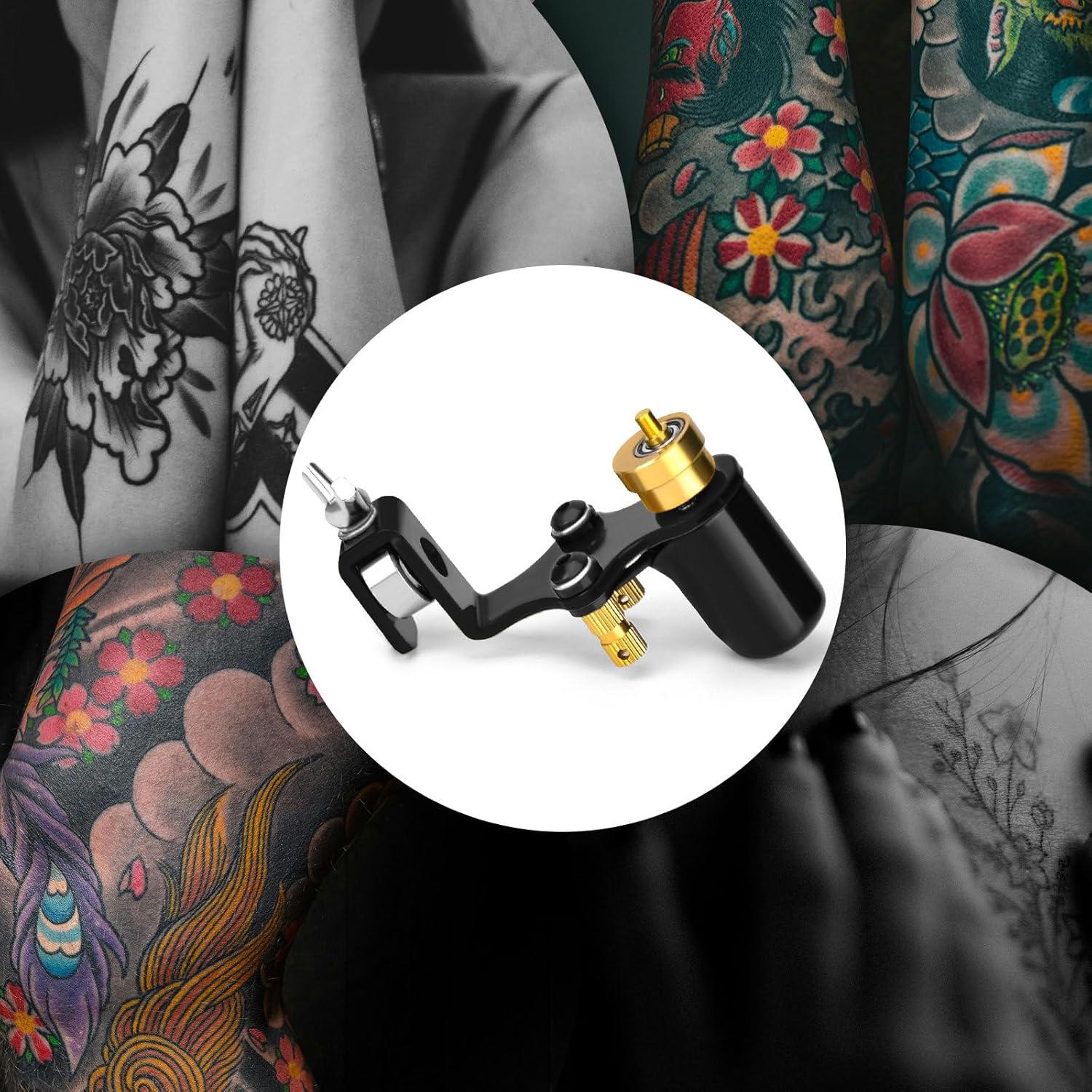 Máquina de Tatuaje Rotativa ATOMUS Shader y Liner Negro