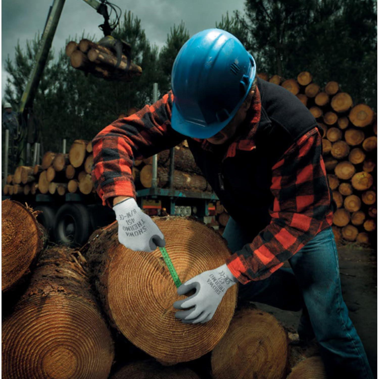 Guante de Trabajo SHOWA 451 Grande Aislado con Caucho