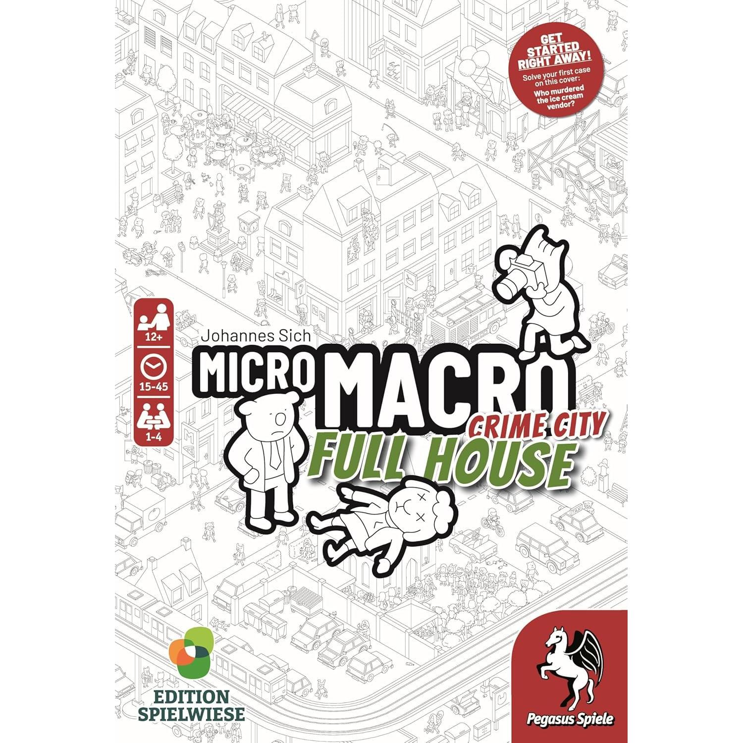 MicroMacro Ciudad del Crimen 2 Casa Llena - Juego de Mesa