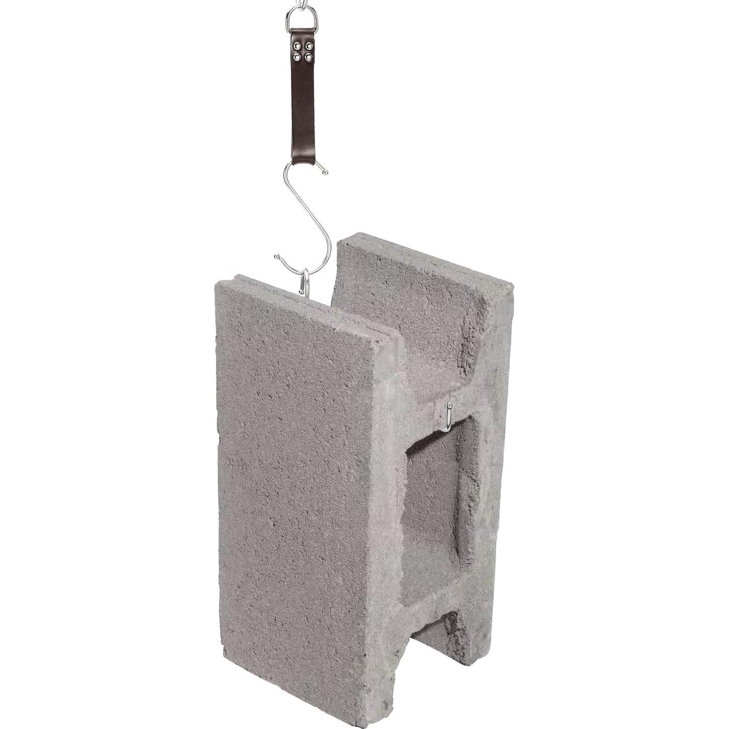 Conectores de Correa de Cinturón LAUTUS Cuero Marrón 4-Pack