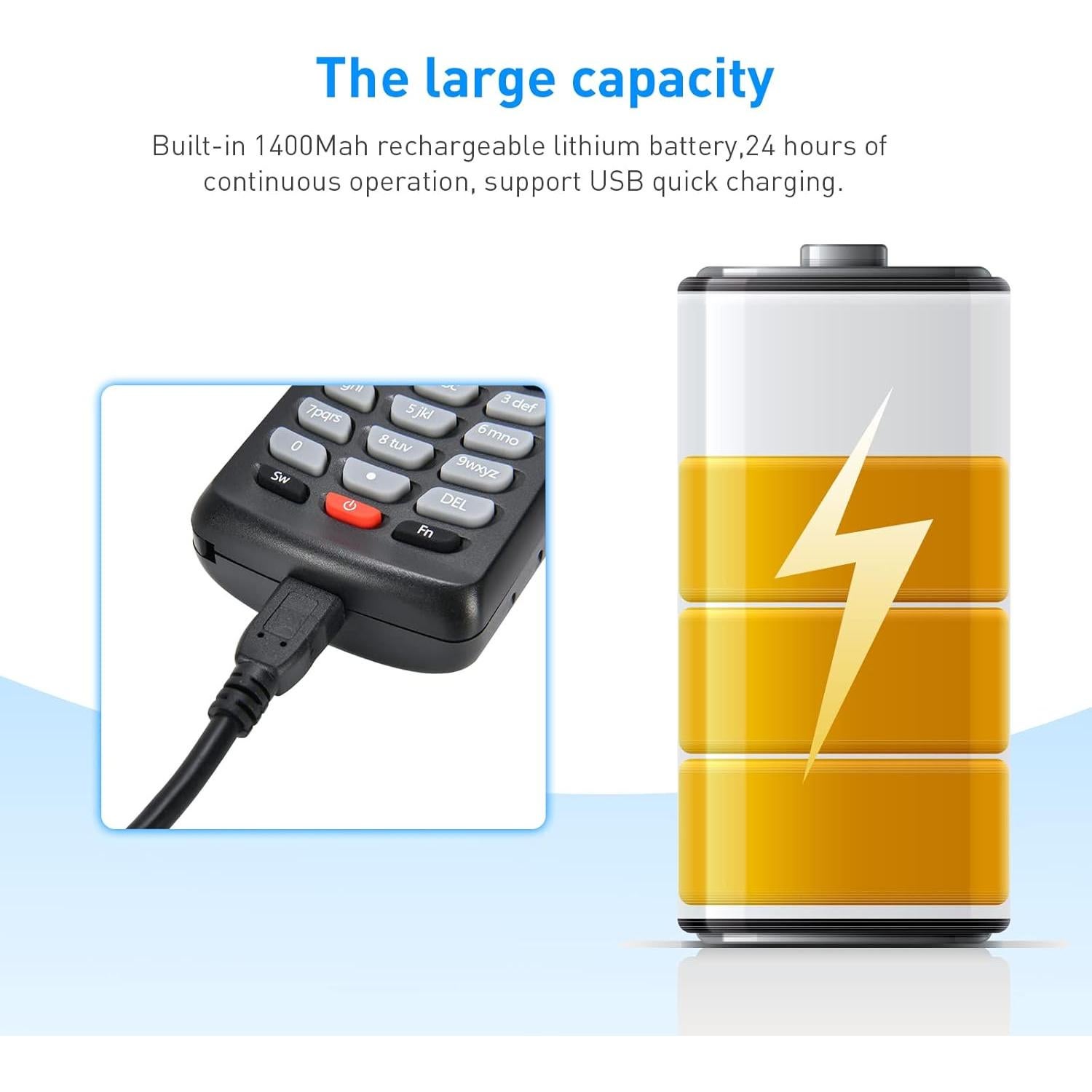 Escáner de Código de Barras Inalámbrico Onewscan 2D Portátil