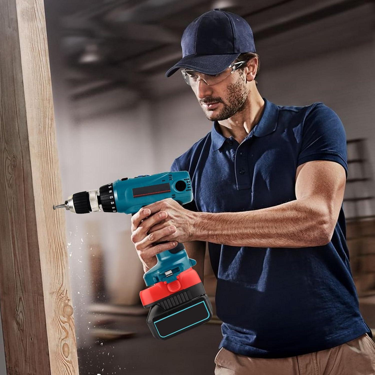 Adaptador de Batería OGJUNX 18V a 12V/14.4V para Makita