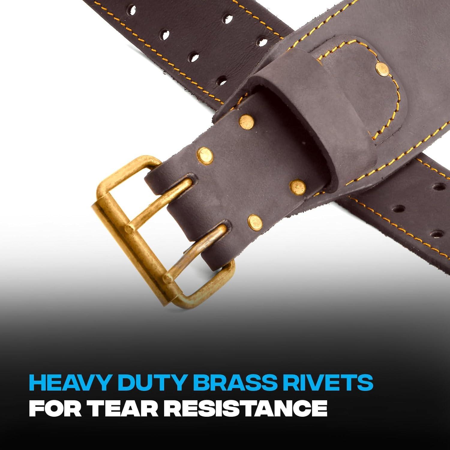 Cinturón de herramientas OX Tools de cuero 73 a 101 cm