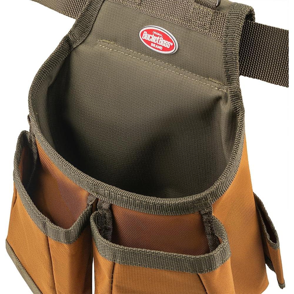 Cinturón de Herramientas Bucket Boss AirLift 12 Bolsillos Marrón