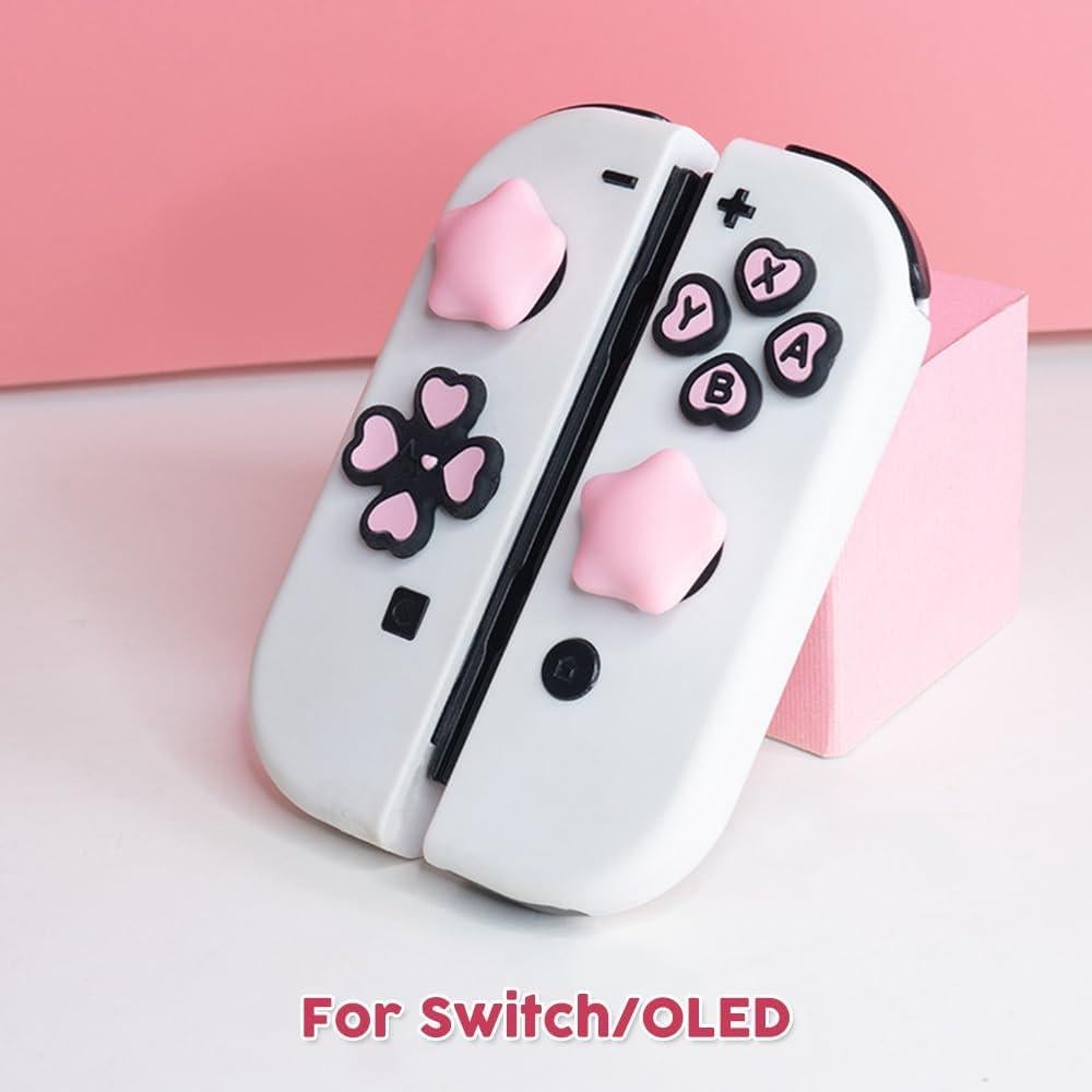 Tapones de Botones D-Pad y Joystick PERFECTSIGHT para Switch