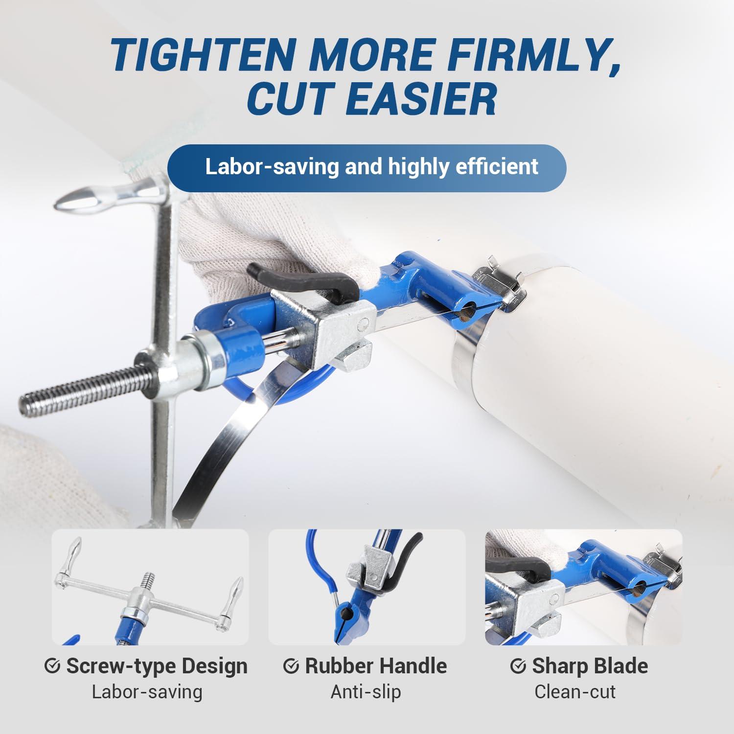 Kit de Banda de Acero Inoxidable YouBiXuan 30,48 m Tensionador