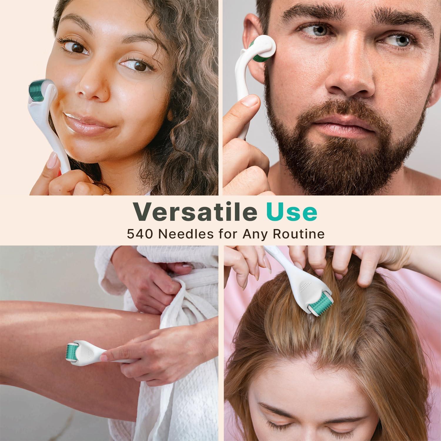 Rodillo Derma Microneedling Beauty by Earth 0.25mm para Piel