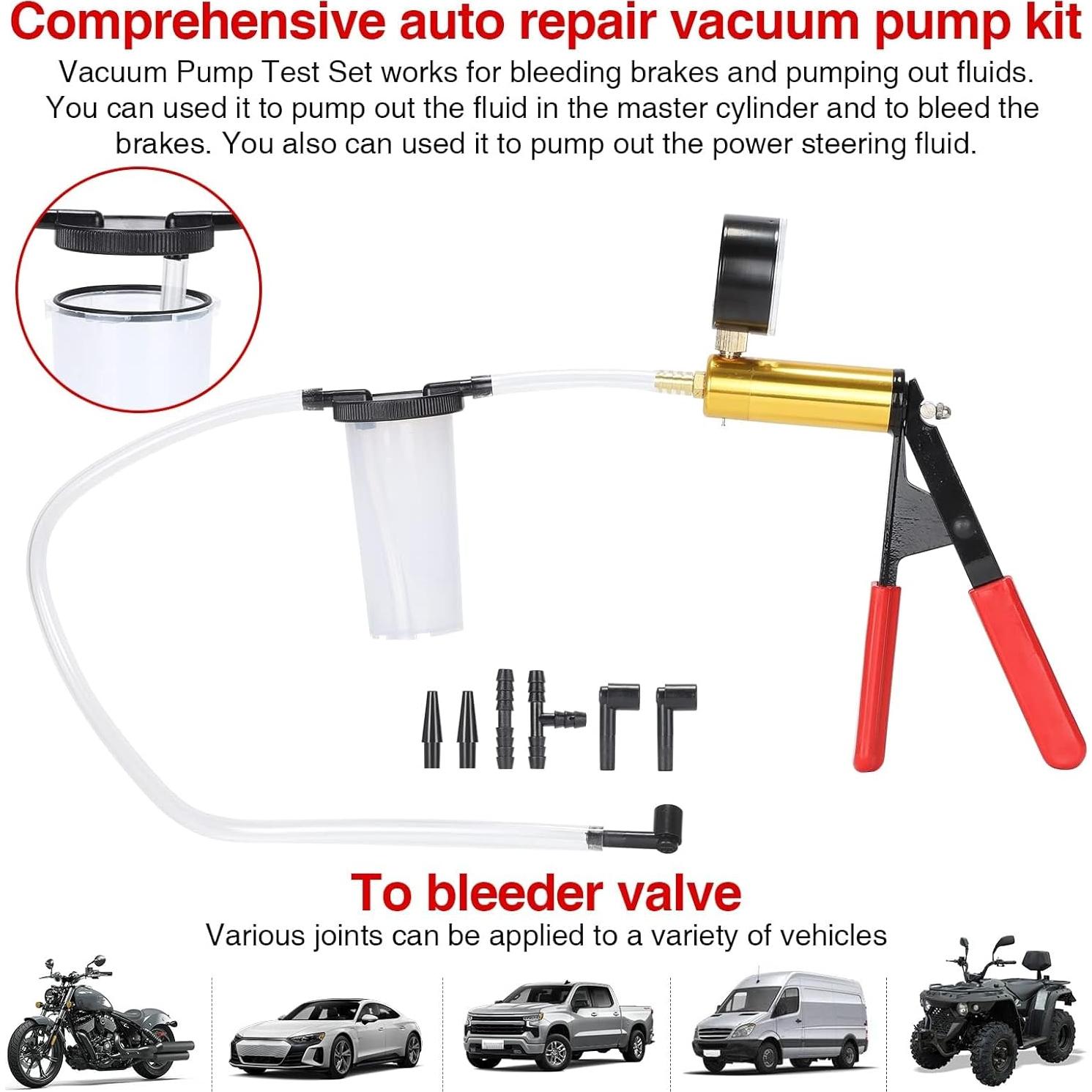 Probador de Bomba de Vacío QUNNIE 0-760 mmHg Multifuncional