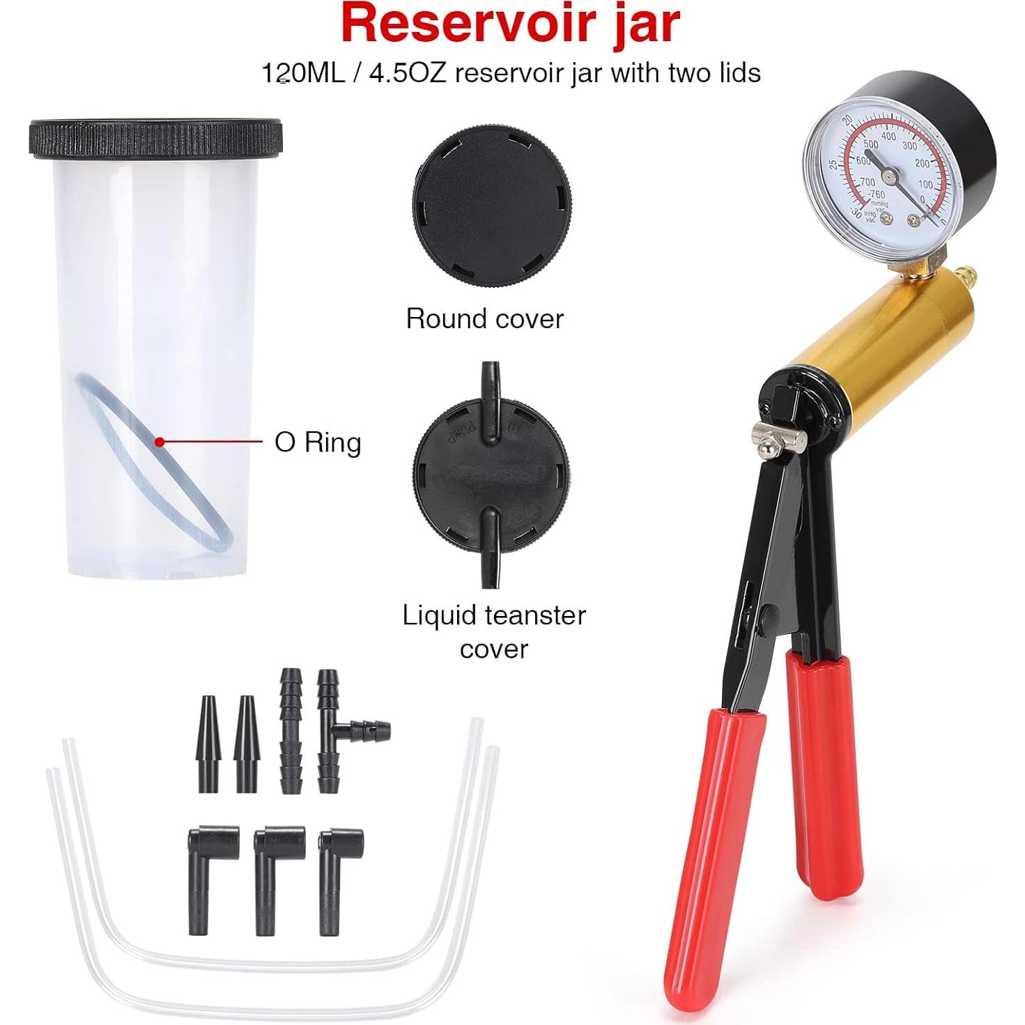 Probador de Bomba de Vacío QUNNIE 0-760 mmHg Multifuncional