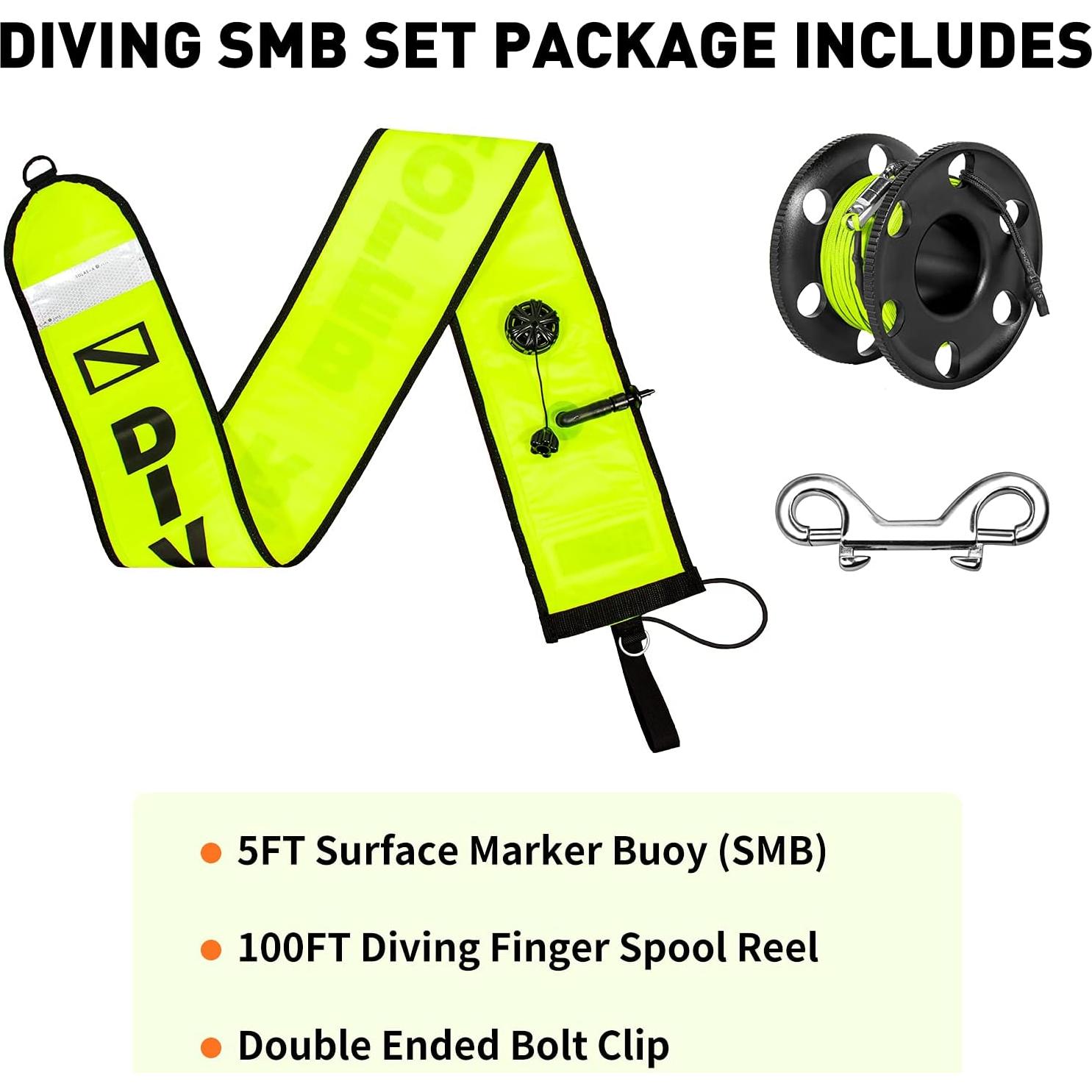 Boyas de Marcaje de Superficie Pluzluce 1.52m con Carrete