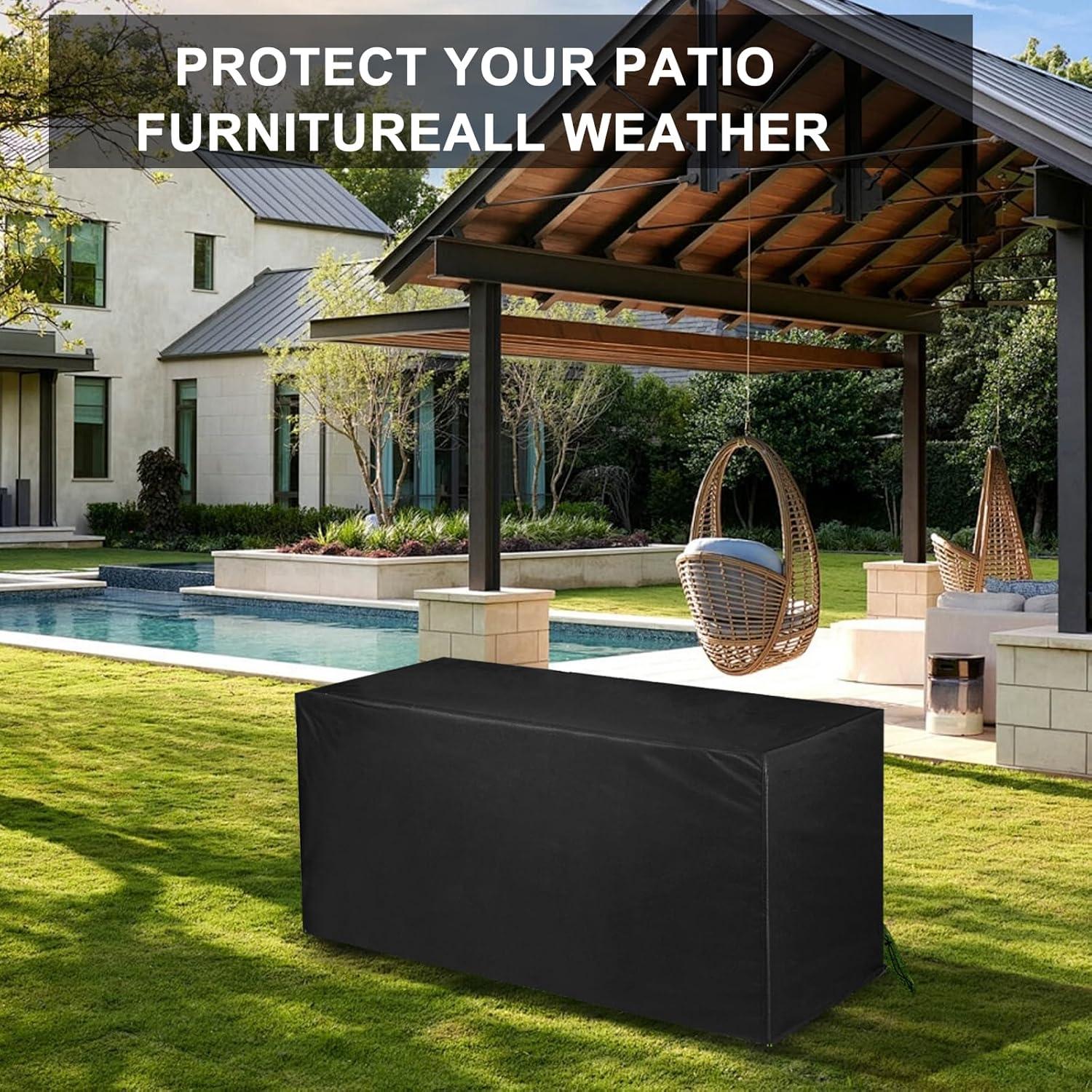 Cubierta de Almacenamiento Exterior ZUCONKITCH 124.5x61cm Impermeable