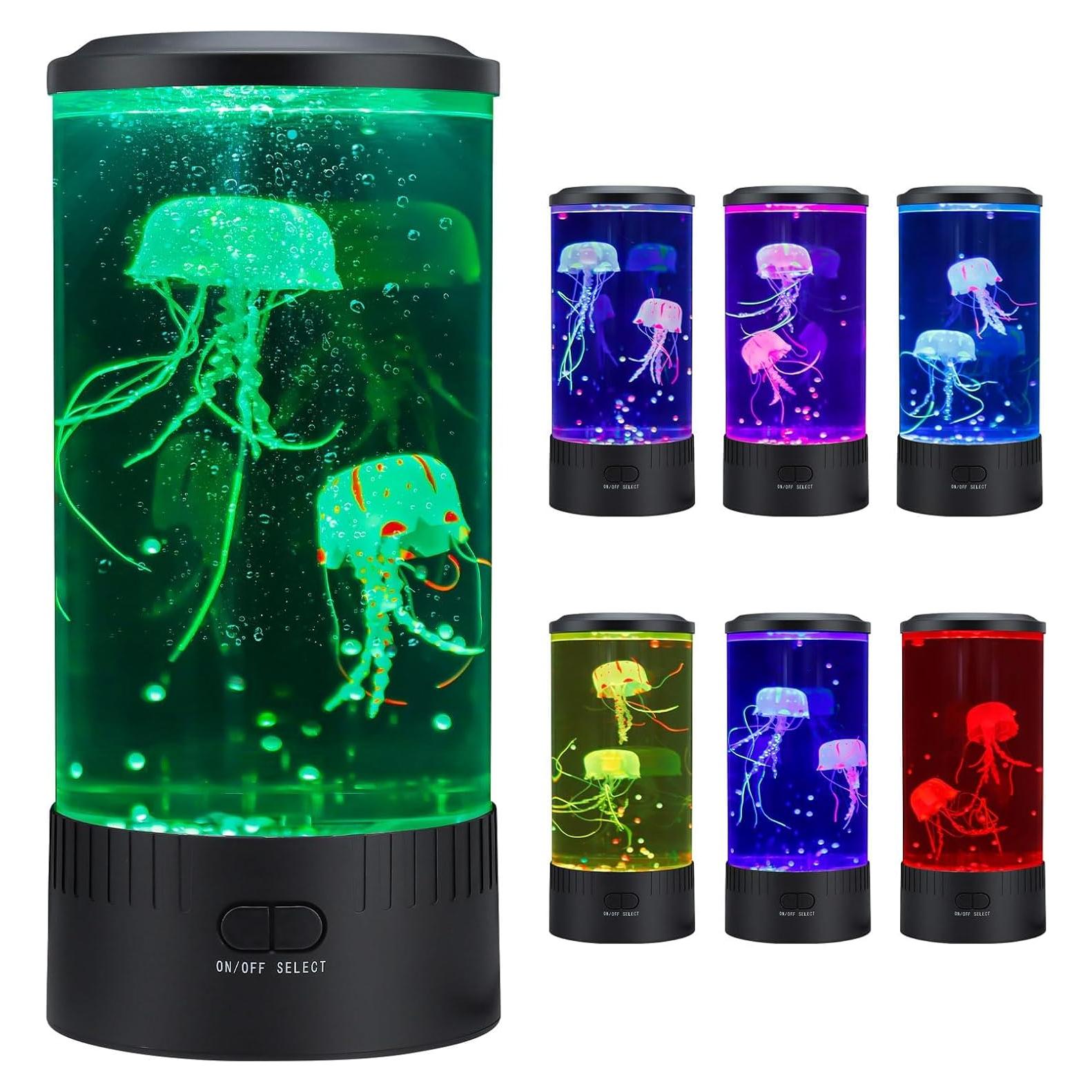 Lámpara de Medusa Leiwei - 7 Colores, 5 Brillos, Decorativa