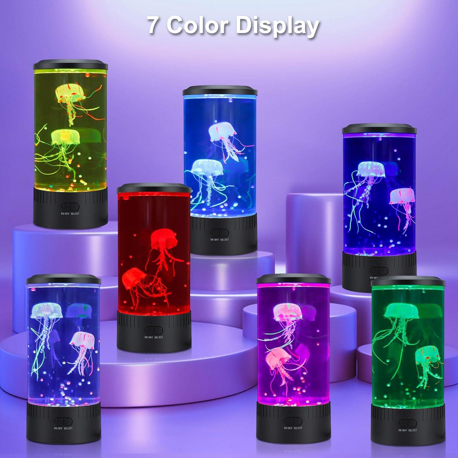 Lámpara de Medusa Leiwei - 7 Colores, 5 Brillos, Decorativa