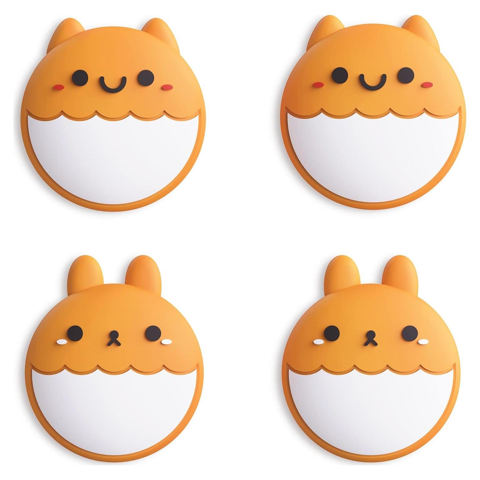 Tapones de Joystick Silicona eXtremeRate para Nintendo Switch Lite - Amarillo