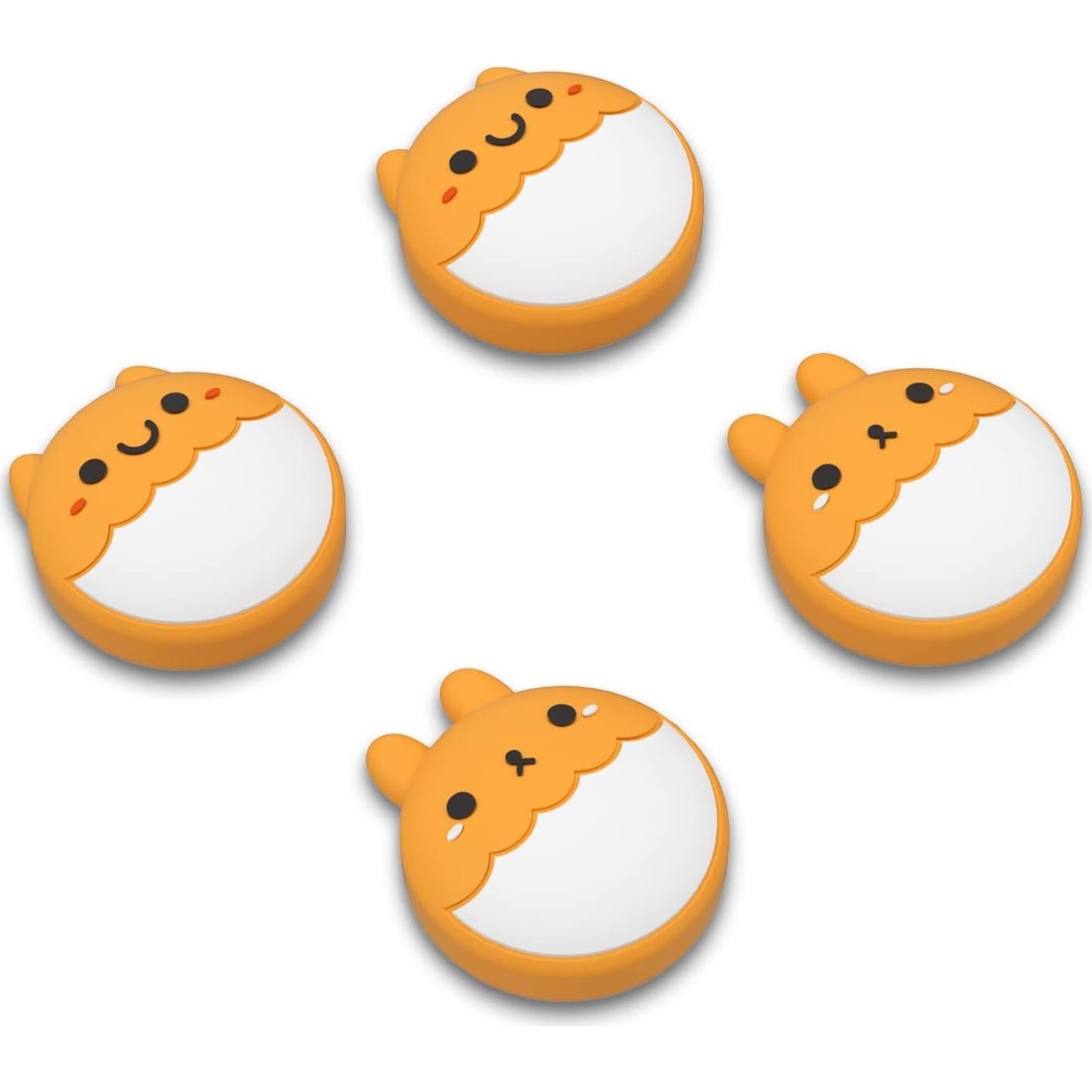 Tapones de Joystick Silicona eXtremeRate para Nintendo Switch Lite - Amarillo