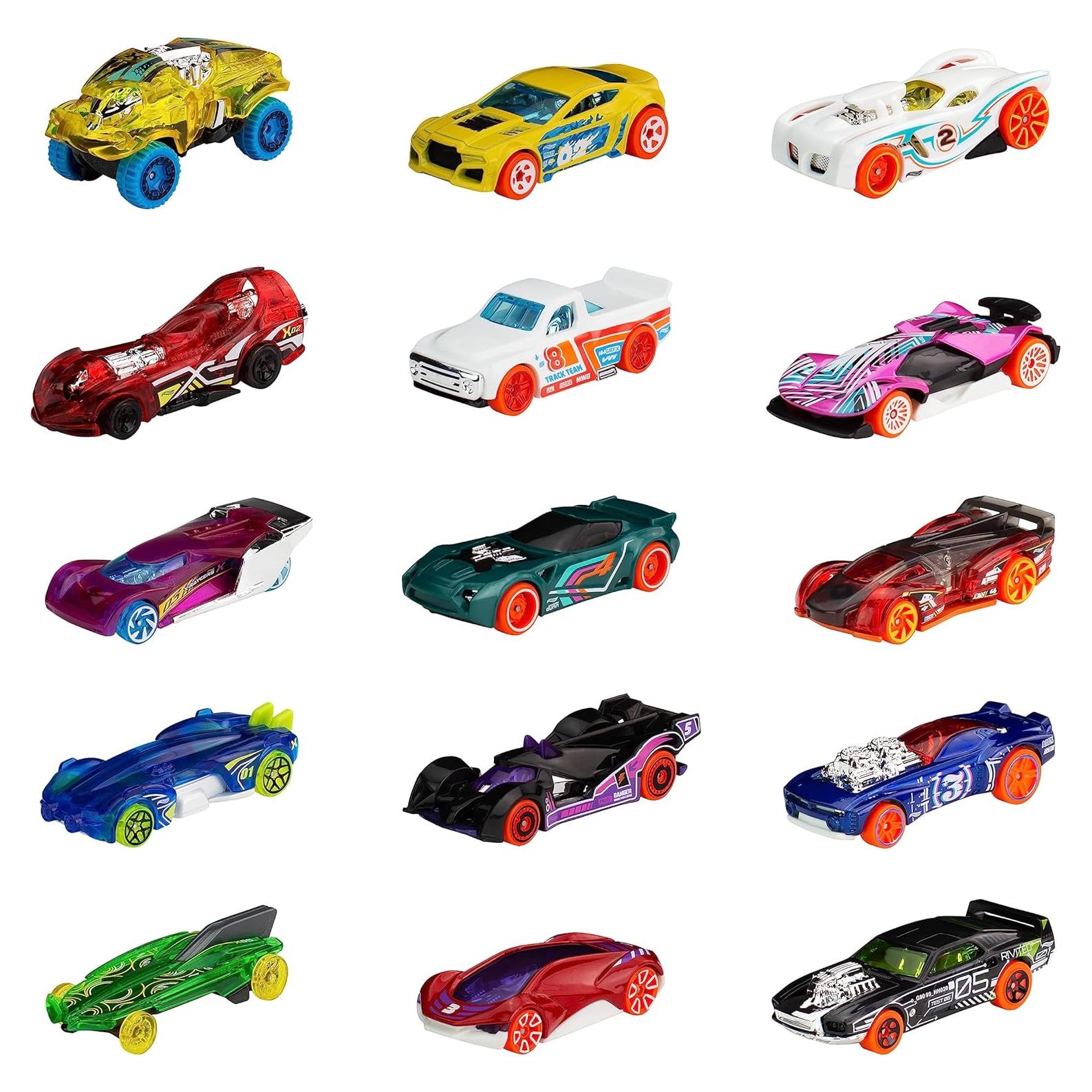 Conjunto de Pista Hot Wheels 15 Coches 1:64 Mattel