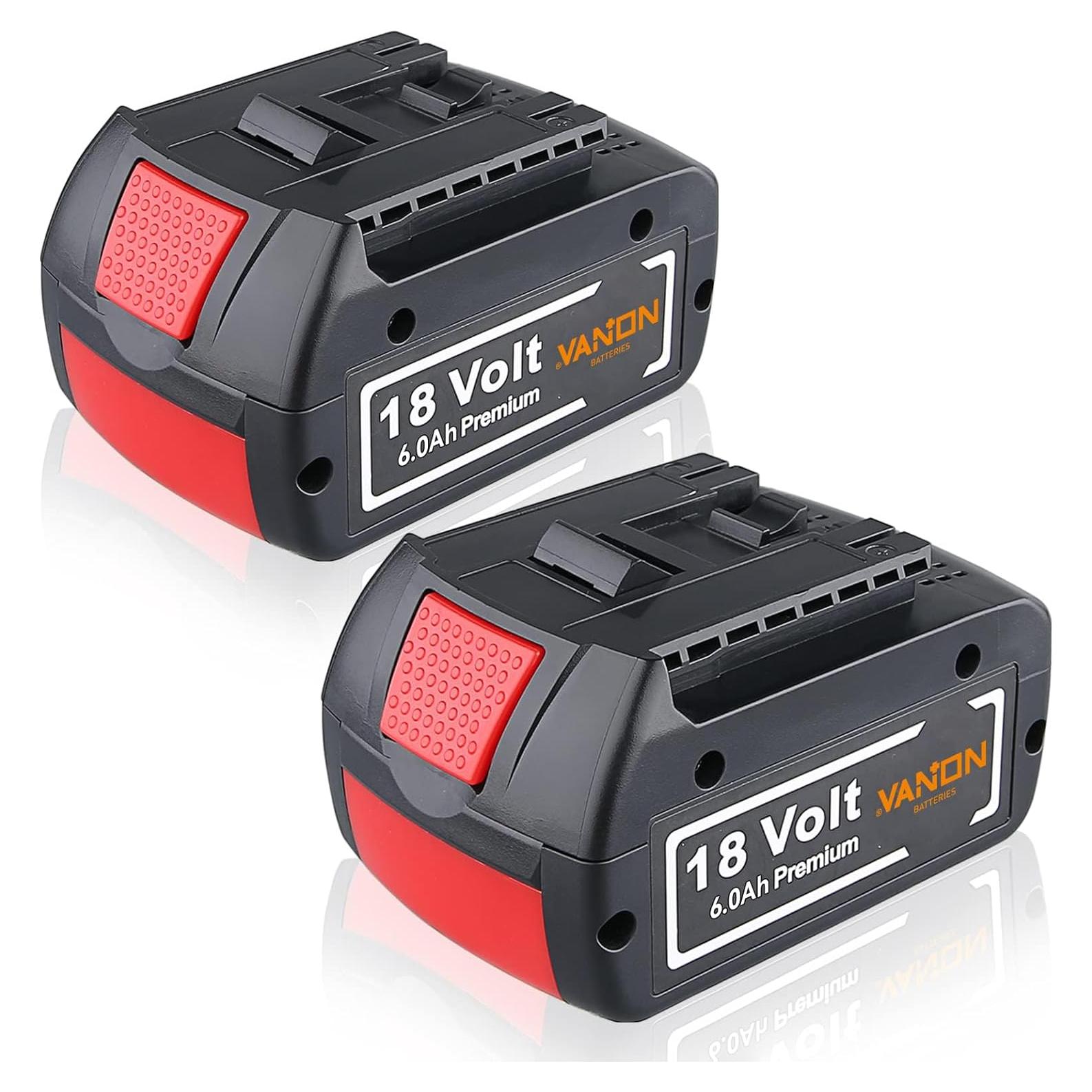 VANON Baterías de Reemplazo 18V 6000mAh para Bosch BAT609