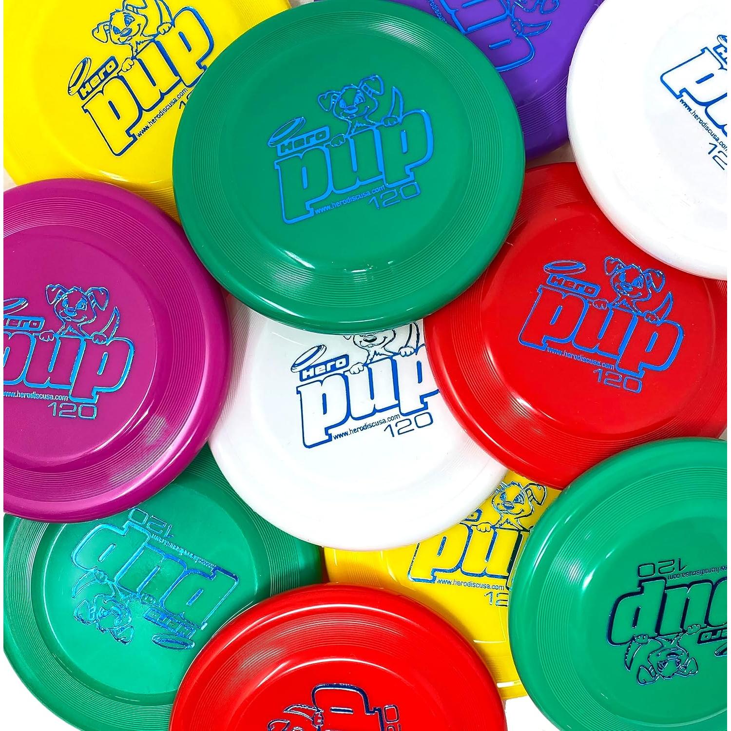 Frisbee Mini para Perros Hero Pup 120 - Paquete de 3