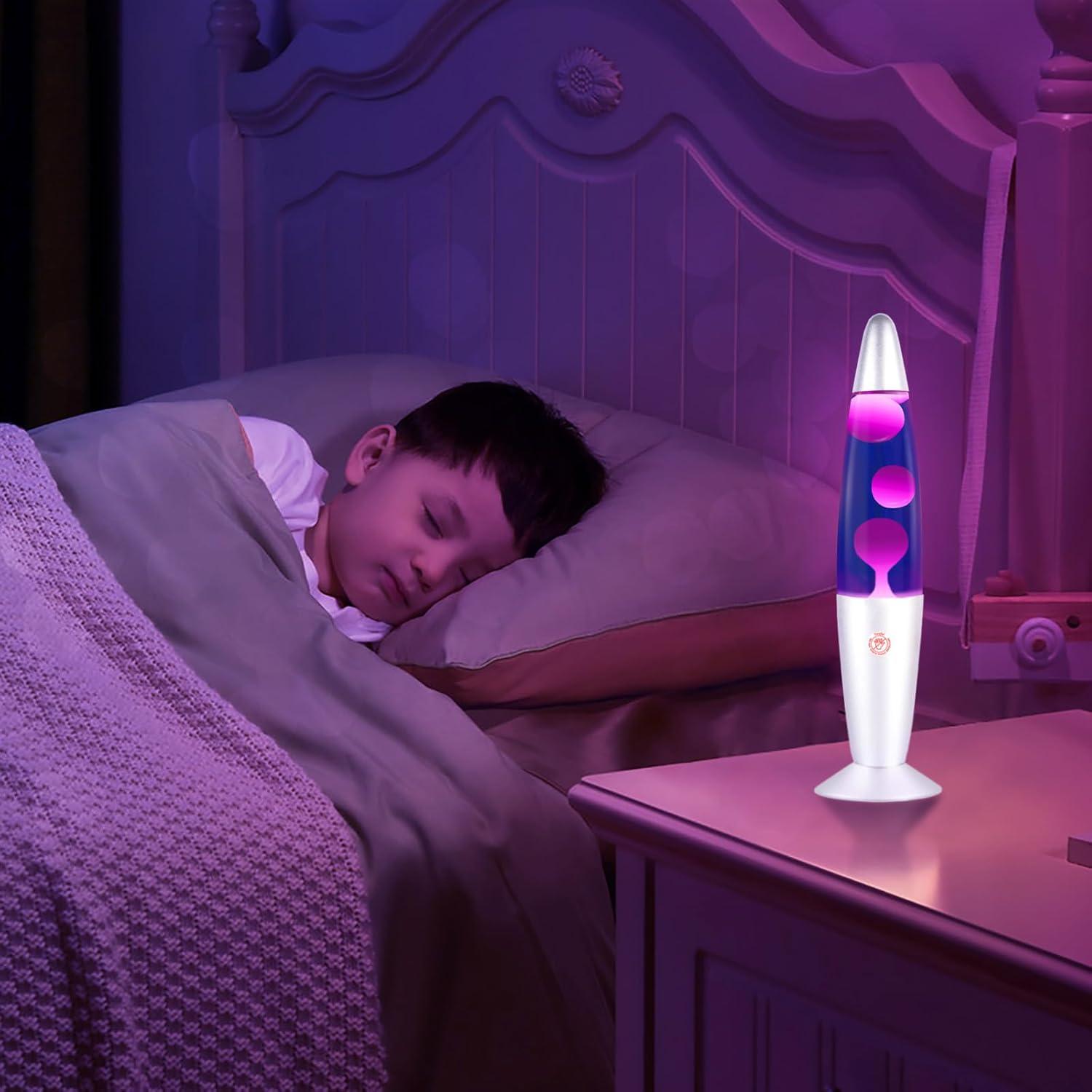 Lámpara de Magma Vanful Púrpura 34 cm Decorativa Relax