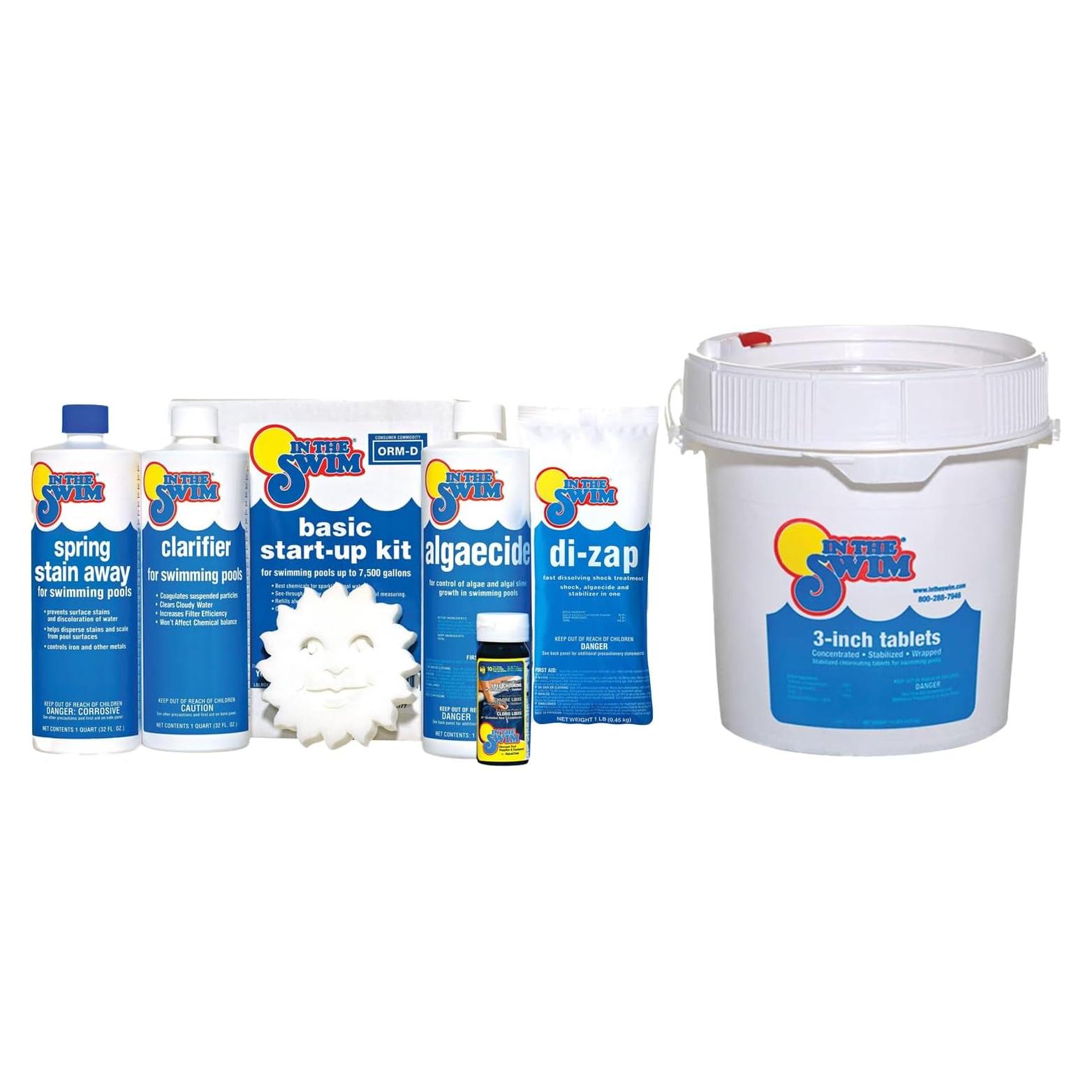 Kit de Apertura de Piscina In The Swim 5 Libras Cloro 3"