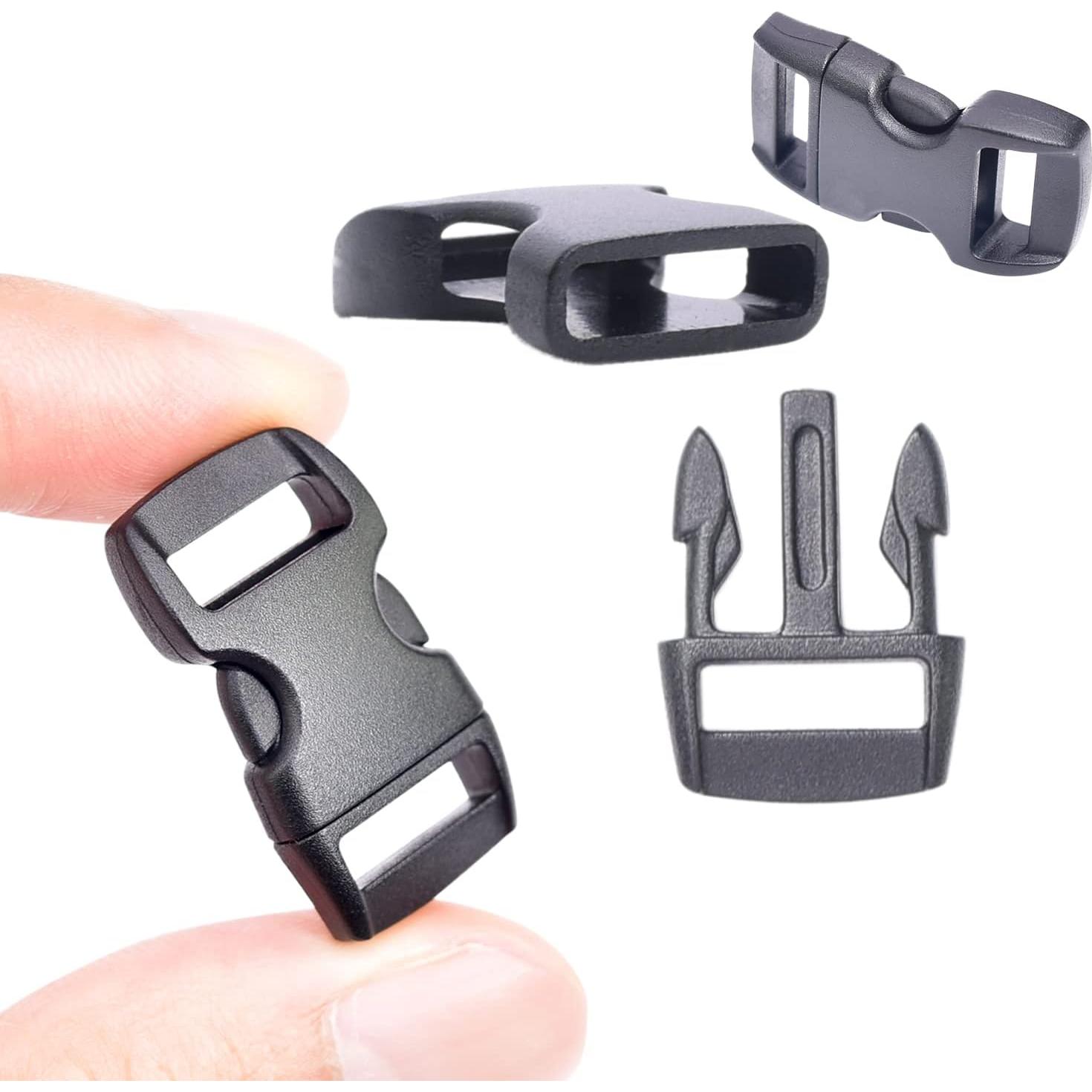 Paquete de 100 Clips de Pulsera de Paracord 3/8" POM