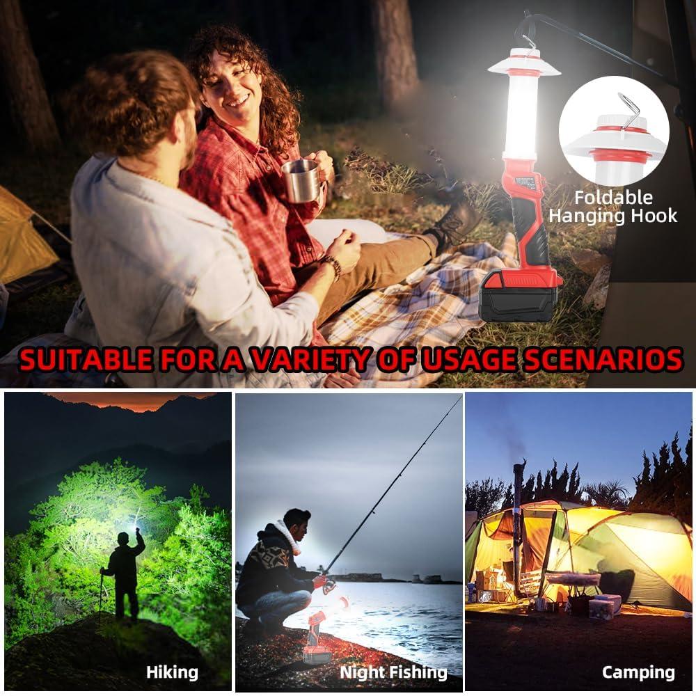 Linterna portátil 8W 800LM Milwaukee M18 USB camping