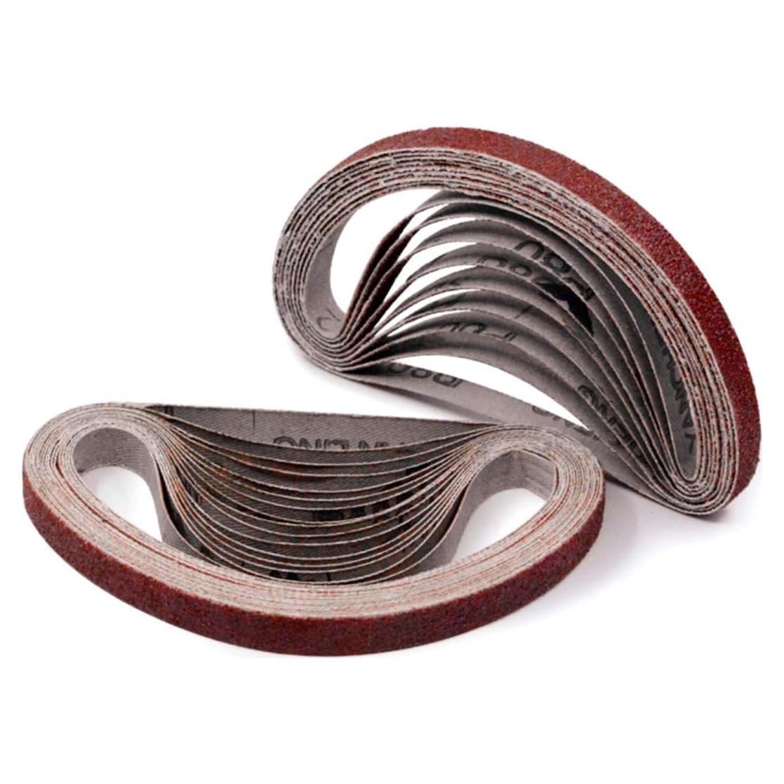 Cinta de Lija 1/2" x 18" 40 Granos Craftmas - Paquete 24