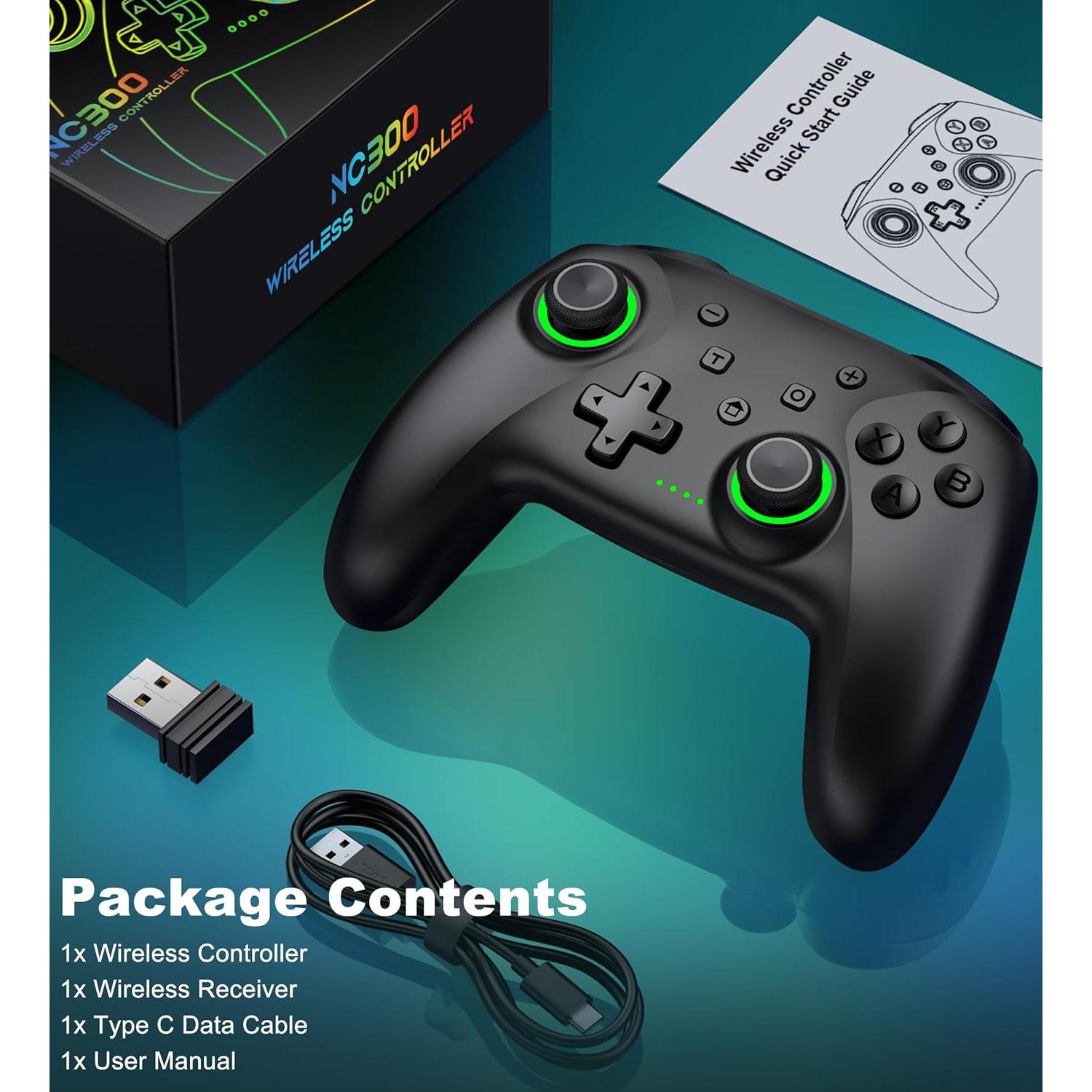 Controlador Inalámbrico Bluetooth AIfasterfly para PC y Switch