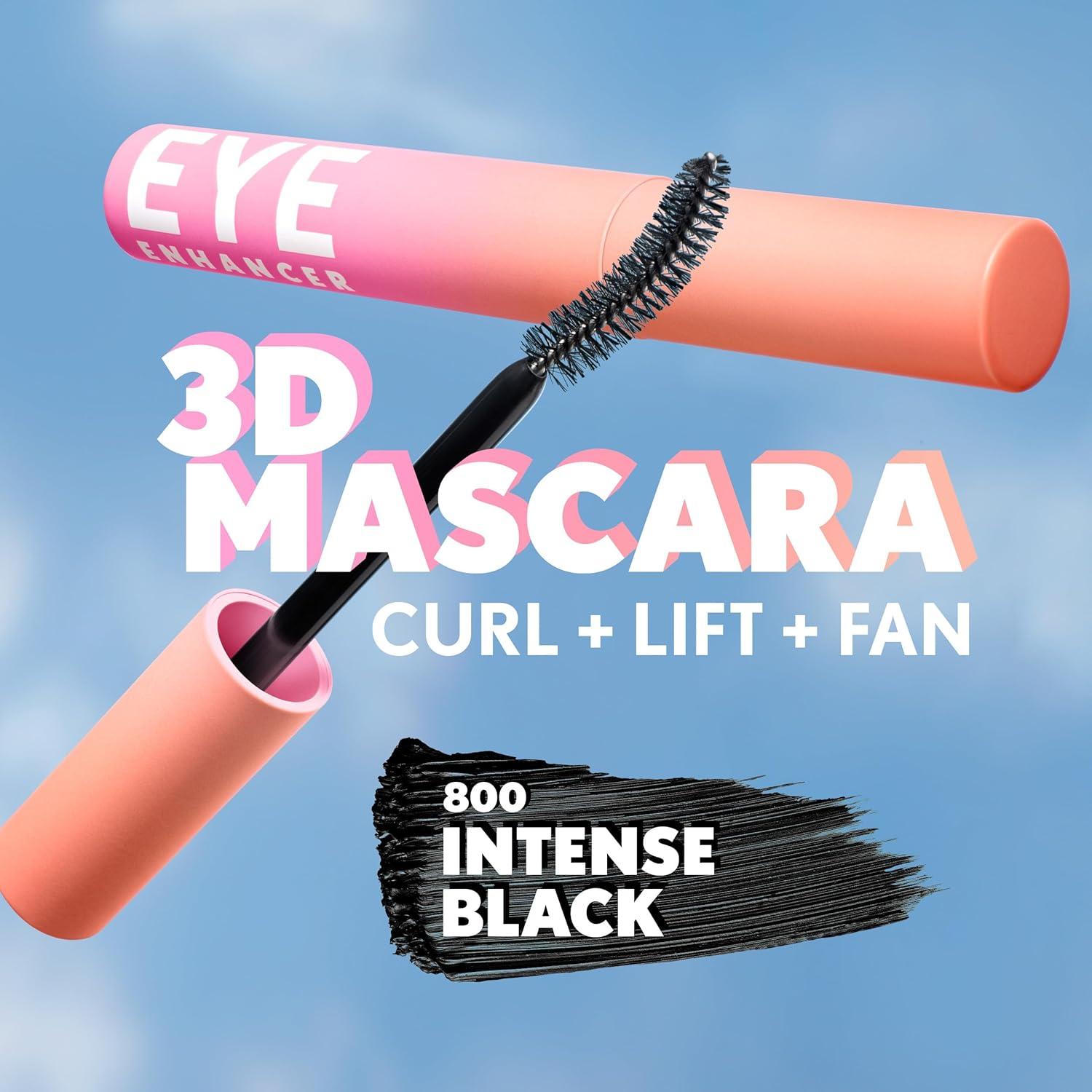 Máscara 3D CoverGirl Negro Intenso, Cera Lifting, 24h
