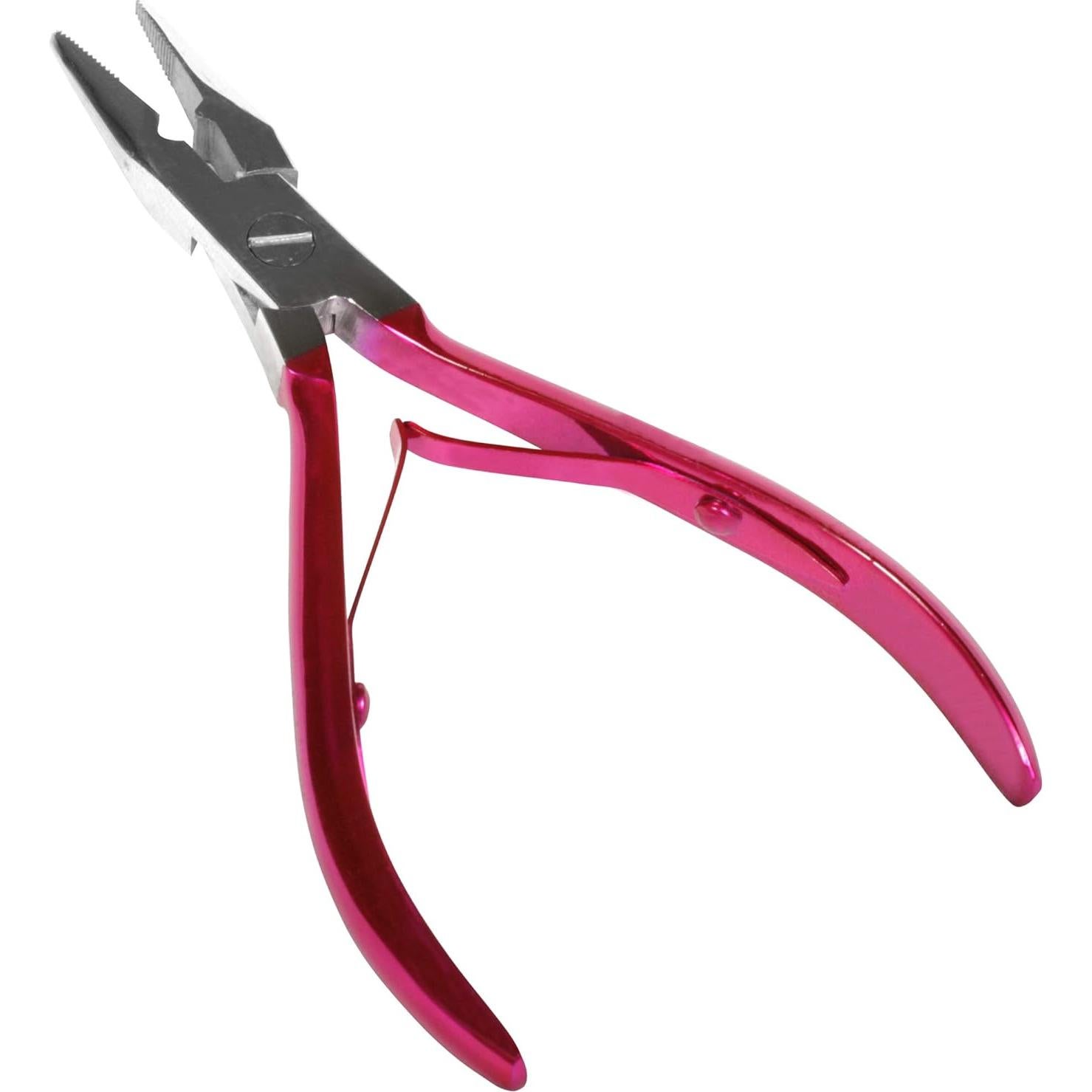 Pinzas Profesionales G4 para Extensiones de Cabello Rosa